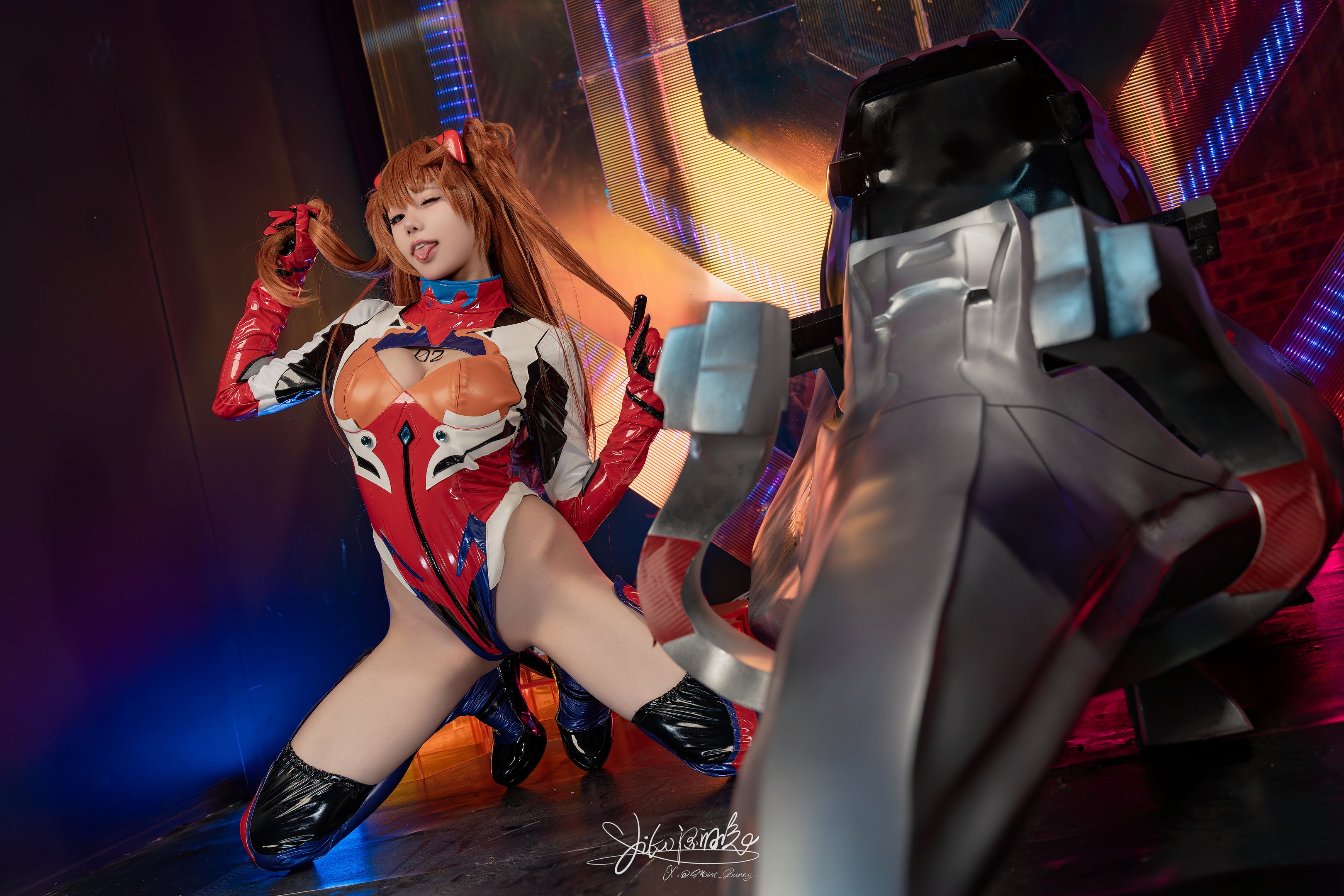 咬一口兔娘 Yiko湿润兔（咬人小小兔） - 9月作品『明日香特殊作战』 拾光独白 写真セット 82P1V