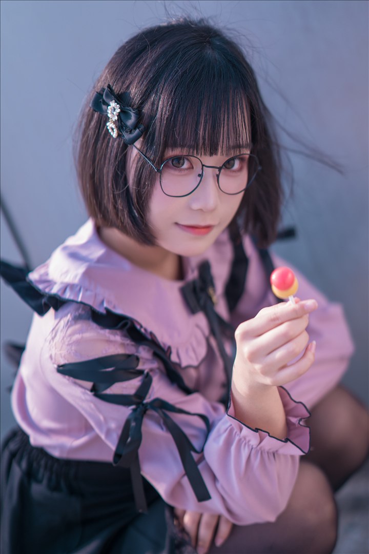 lunananya - Black Silk Landmine Girl 26P