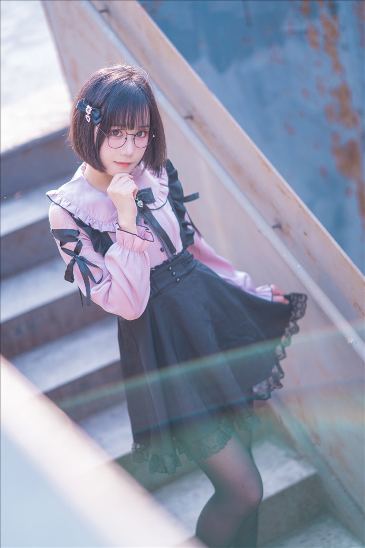lunananya - Black Silk Landmine Girl 26P