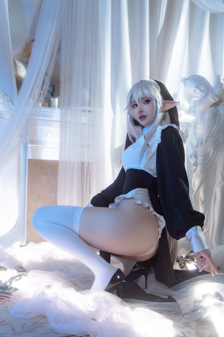 鹿八歲Baby 墮落修女+附送貓耳女僕