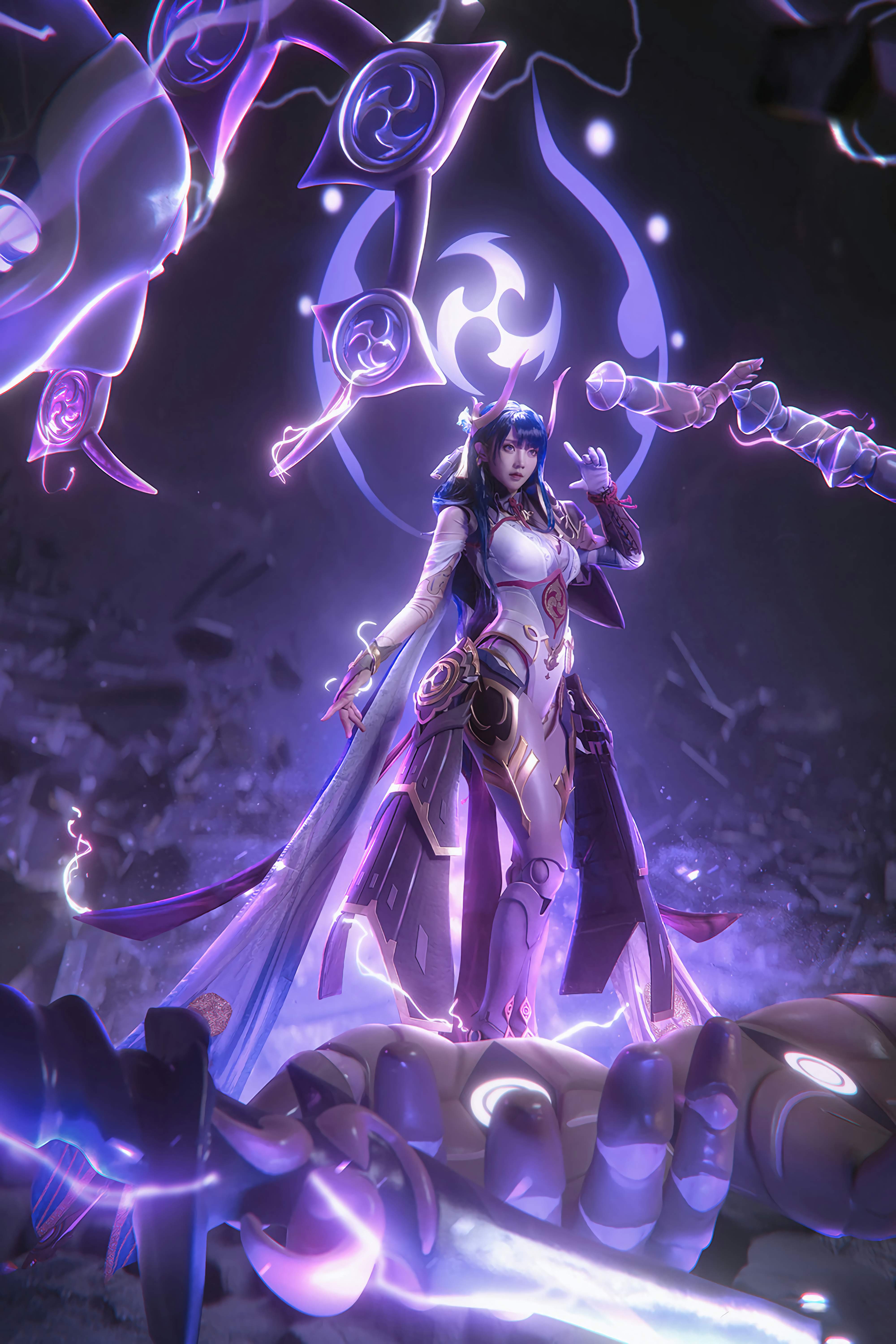 Bilibili Đi bộ lắc zly - Raiden Shogun