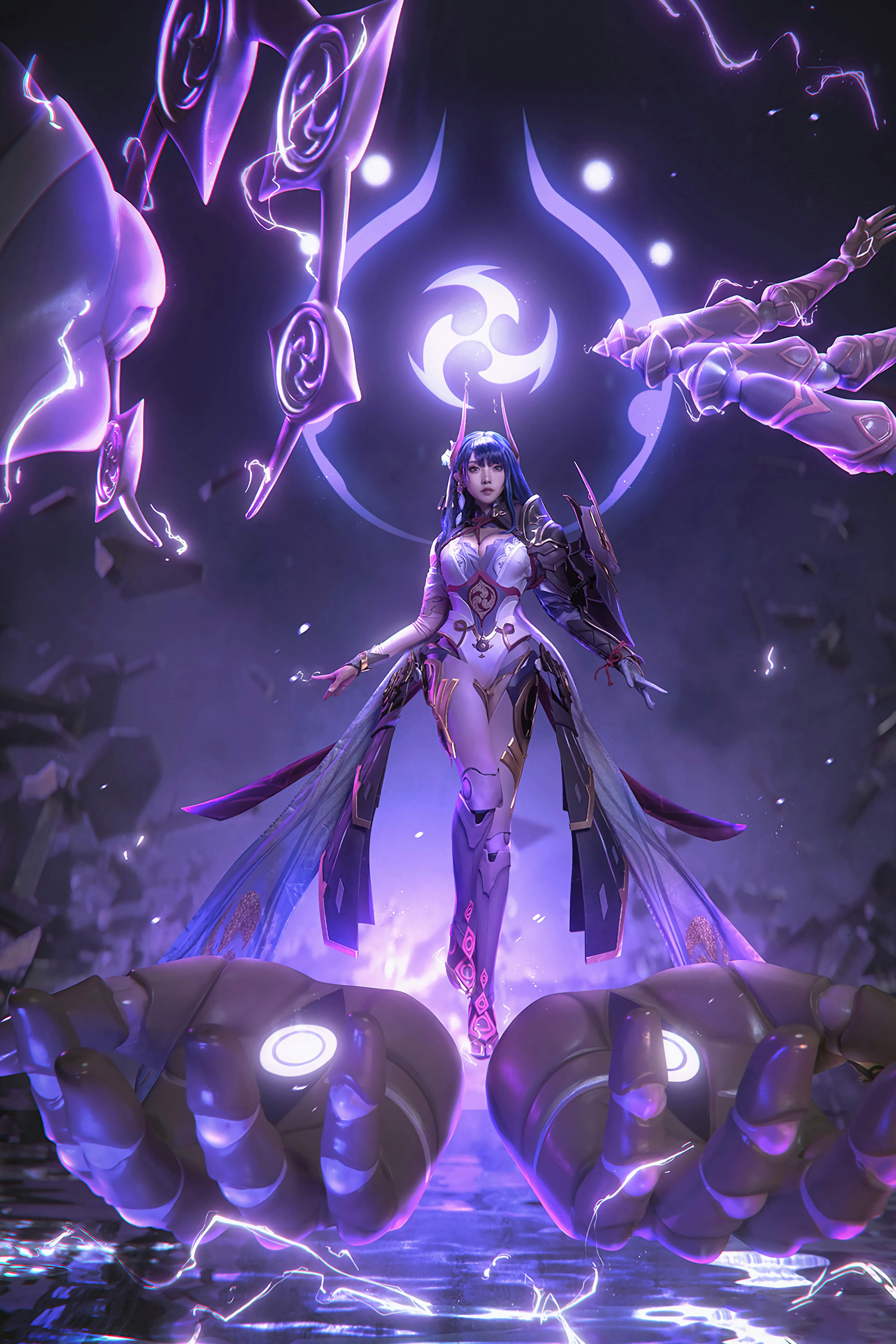 Bilibili Đi bộ lắc zly - Raiden Shogun