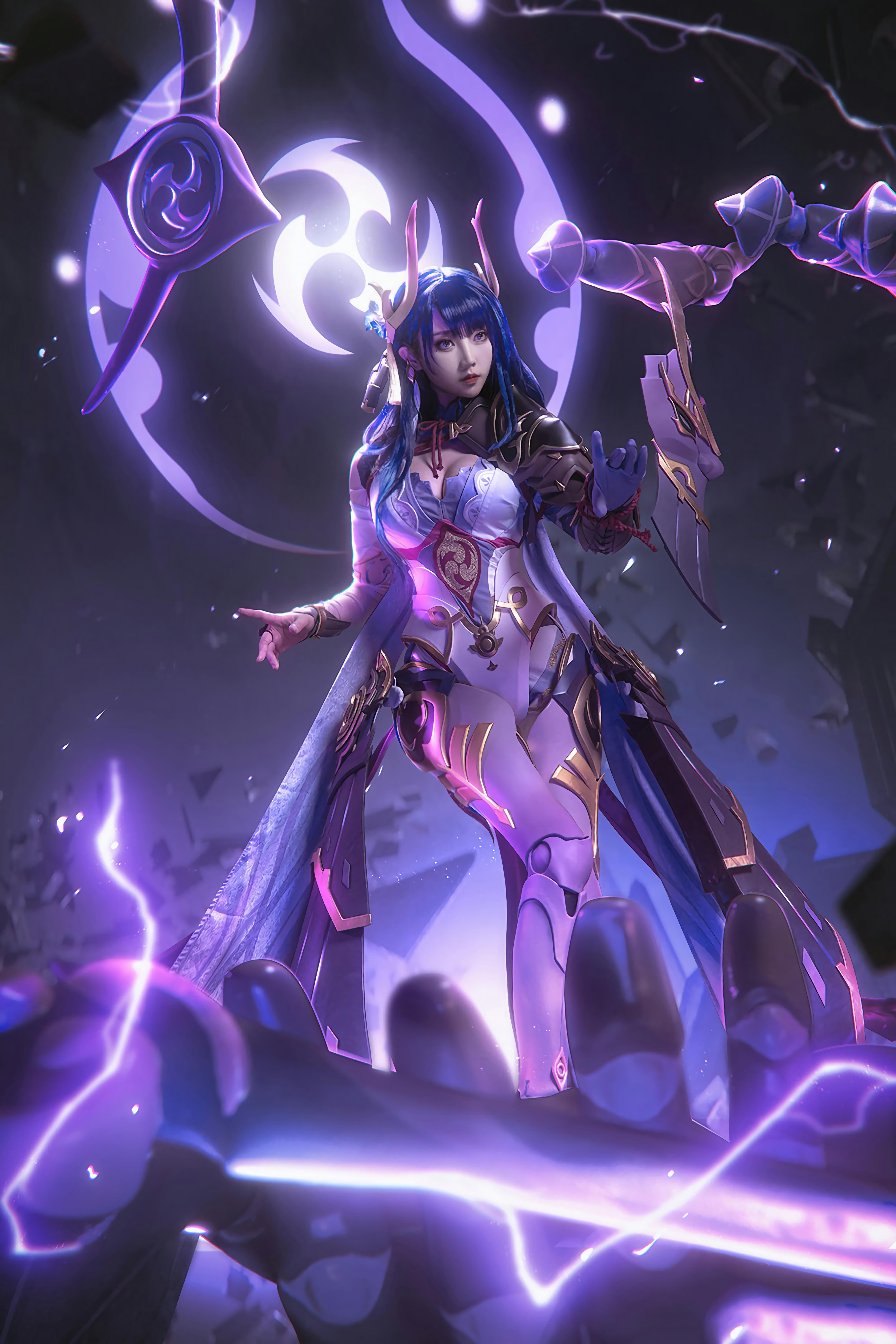 Bilibili Đi bộ lắc zly - Raiden Shogun