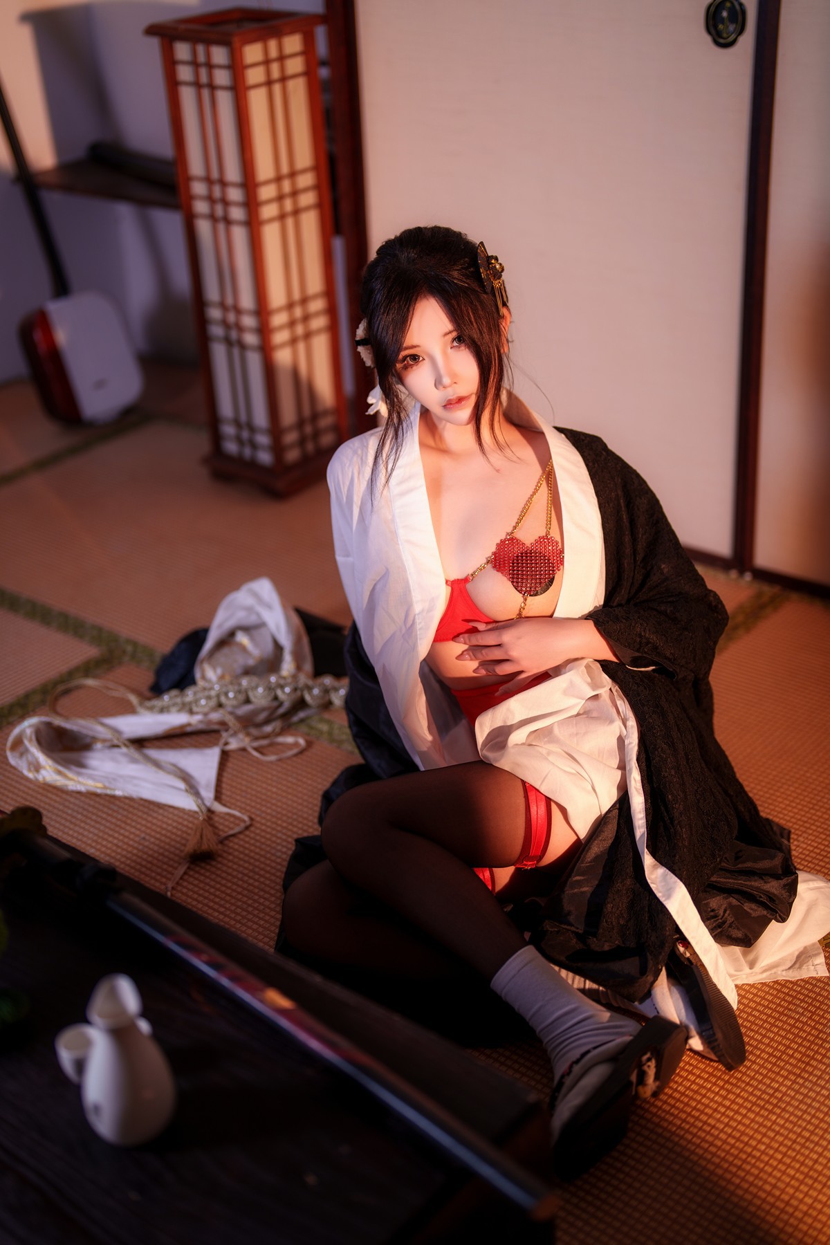 Cosplay ôm đi Mo Zi aa bà goá bà