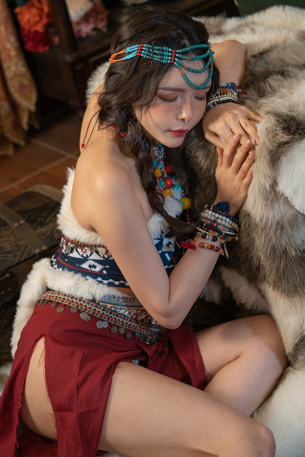 Cosplay Hạ Tiểu Thu Thu Thu, Cô Gái Có Nốt Tàn Nhang
