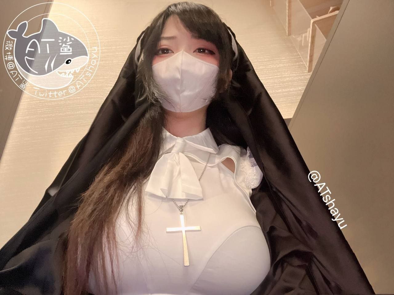 cosplay AT鯊 - 淪喪修女 83P