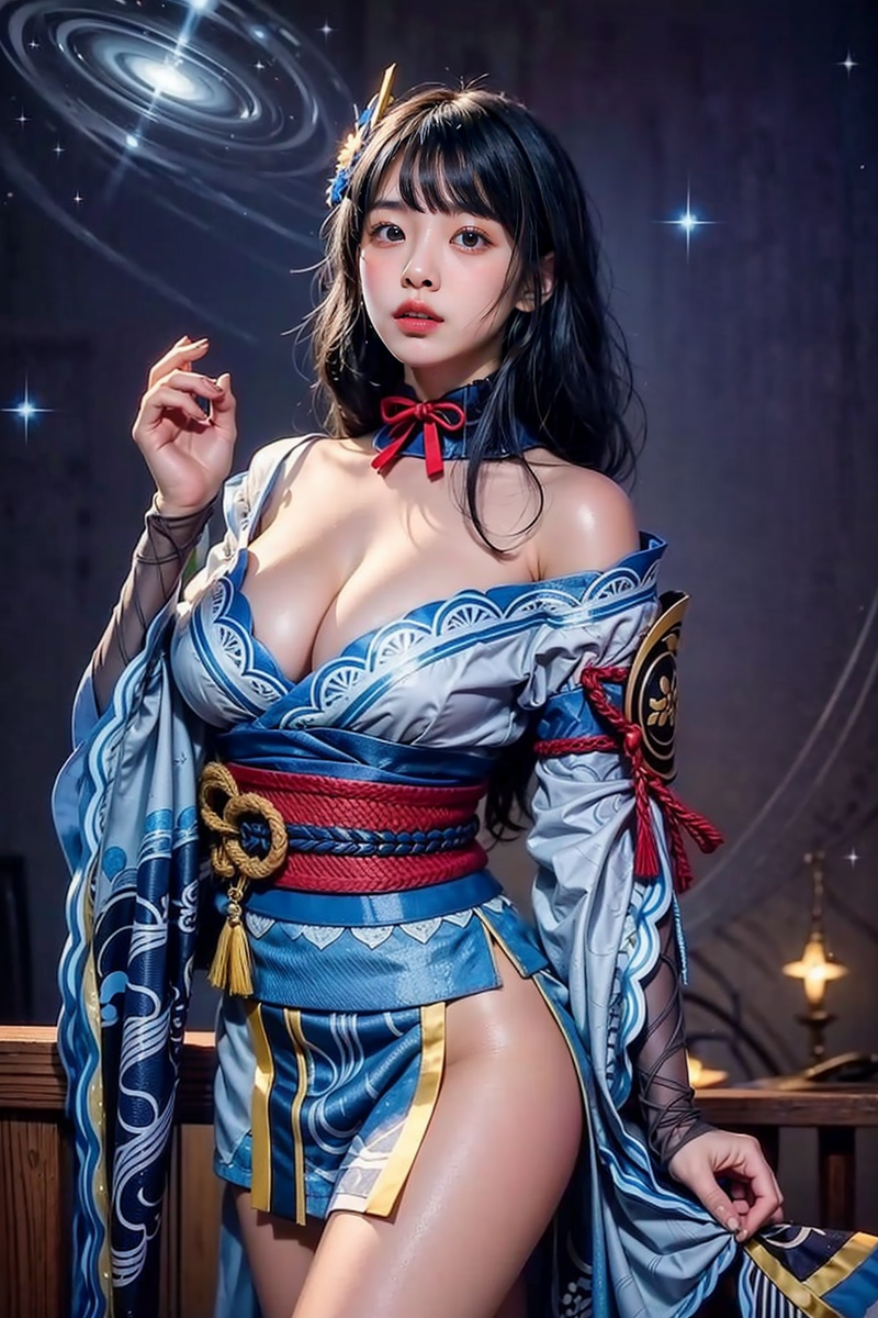 AI生成〜AI OFUG - 彼女の雷電将軍コスプレ