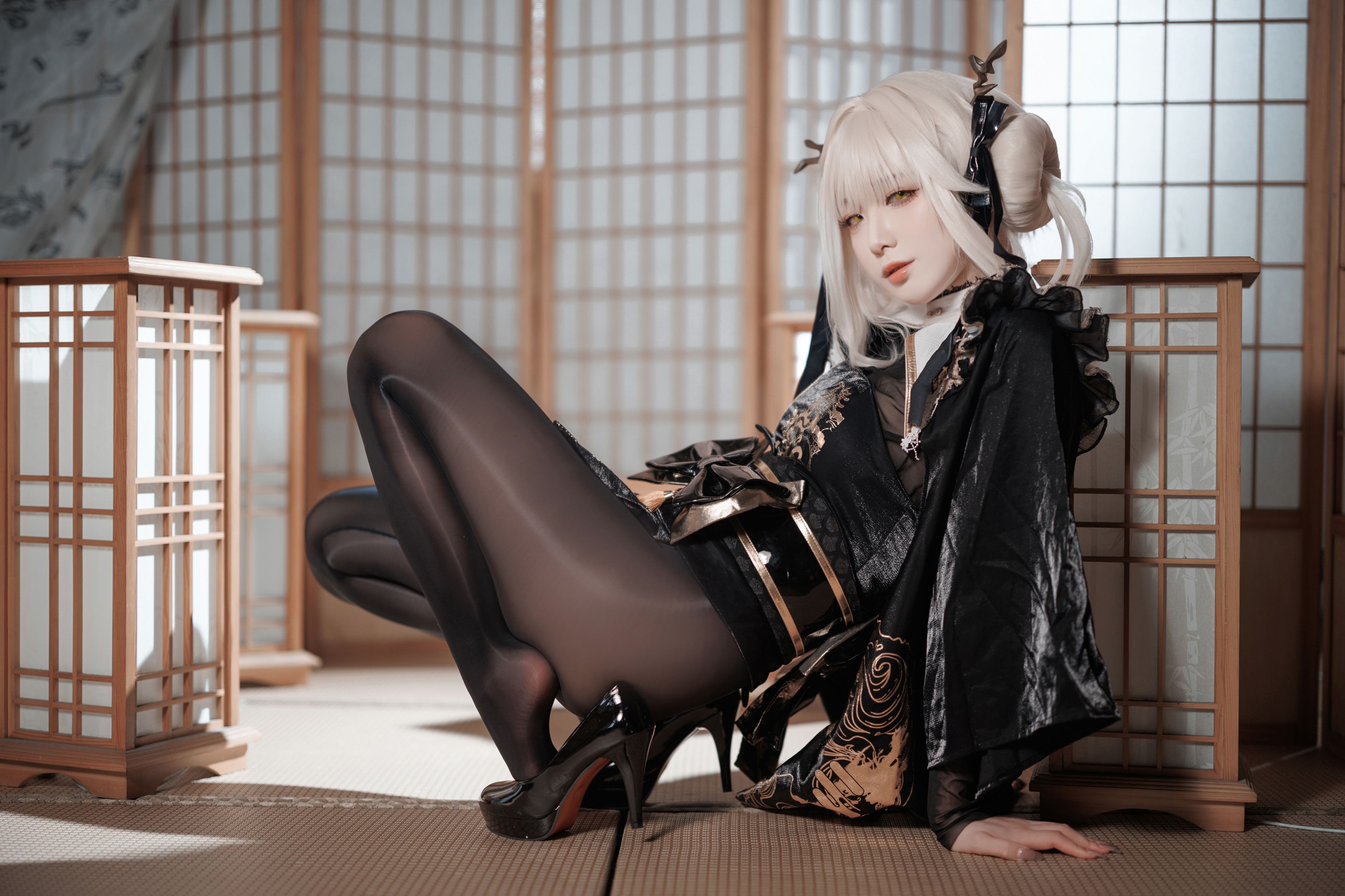 封疆疆v - NIKKE 白兔布兰儿 和服 40P
