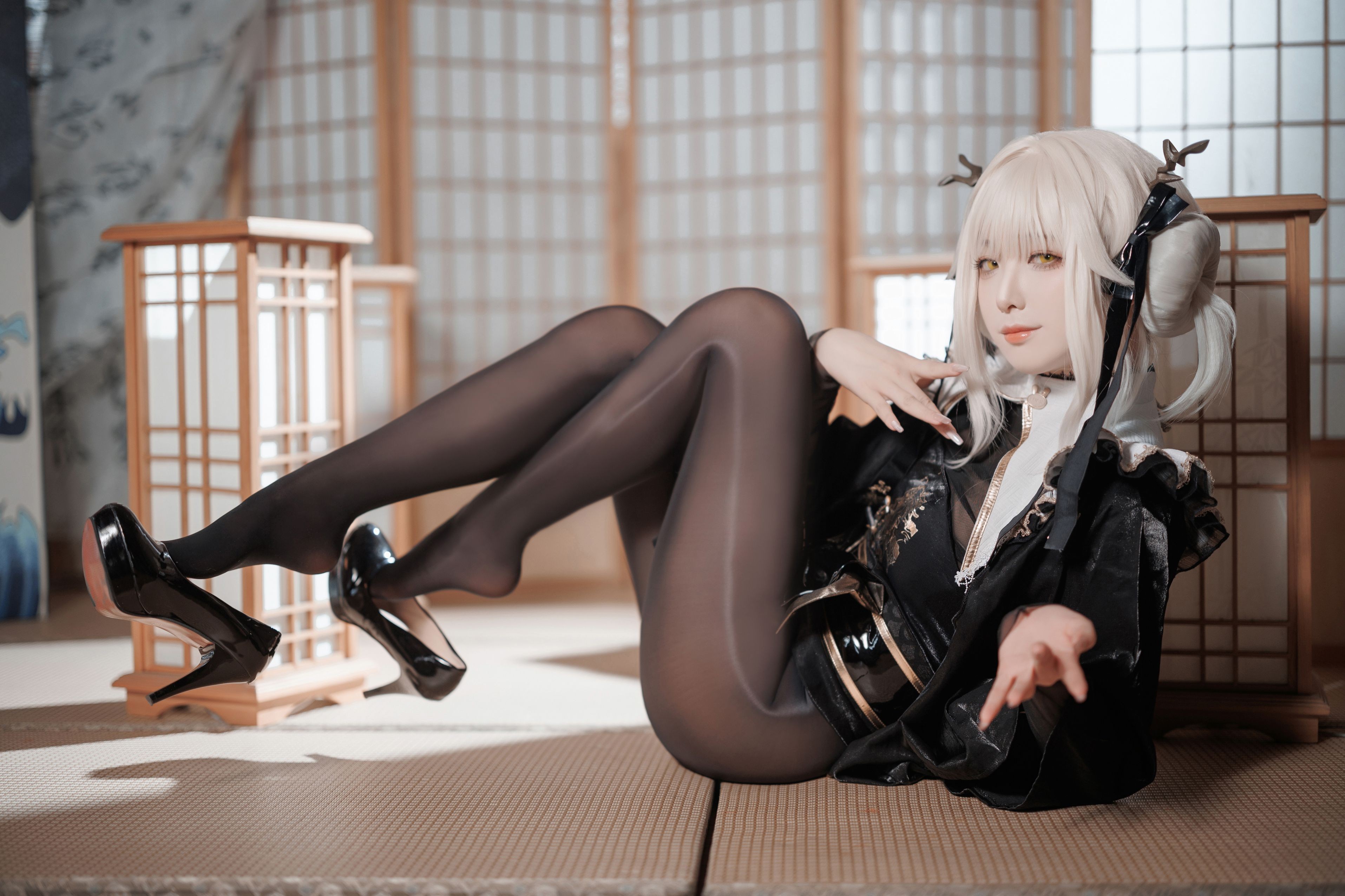 封疆疆v - NIKKE 白兔布兰儿 和服 40P