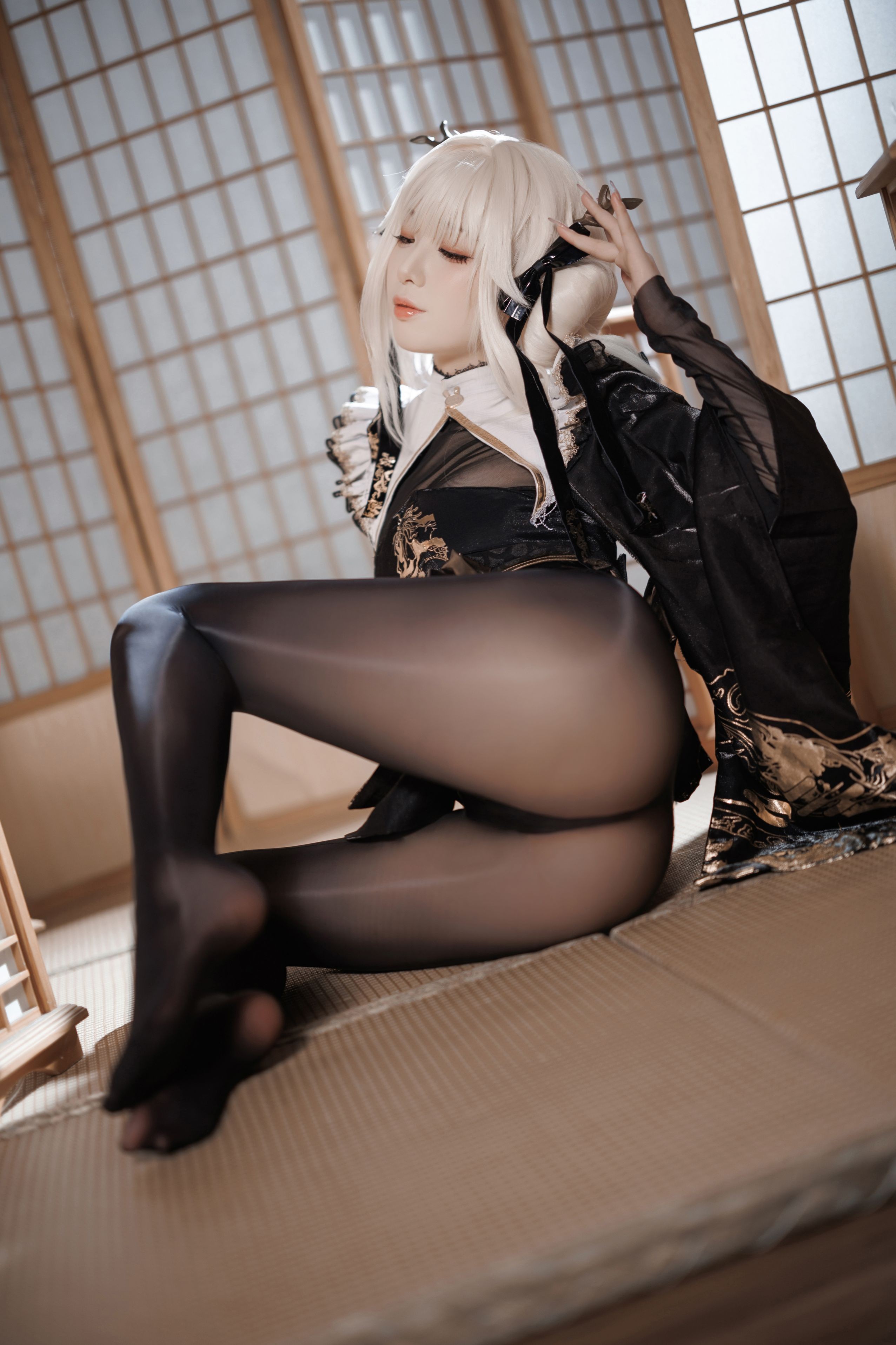 封疆疆v - NIKKE 白兔布兰儿 和服 40P