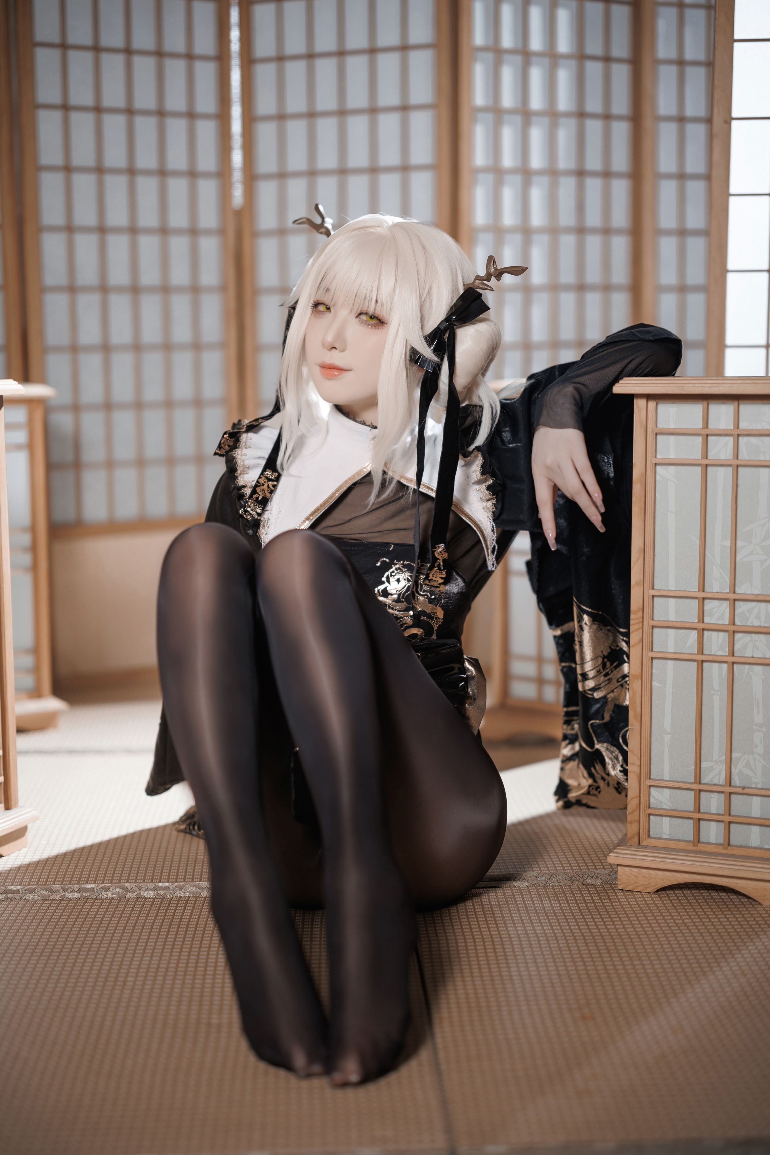 封疆疆v - NIKKE 白兔布兰儿 和服 40P