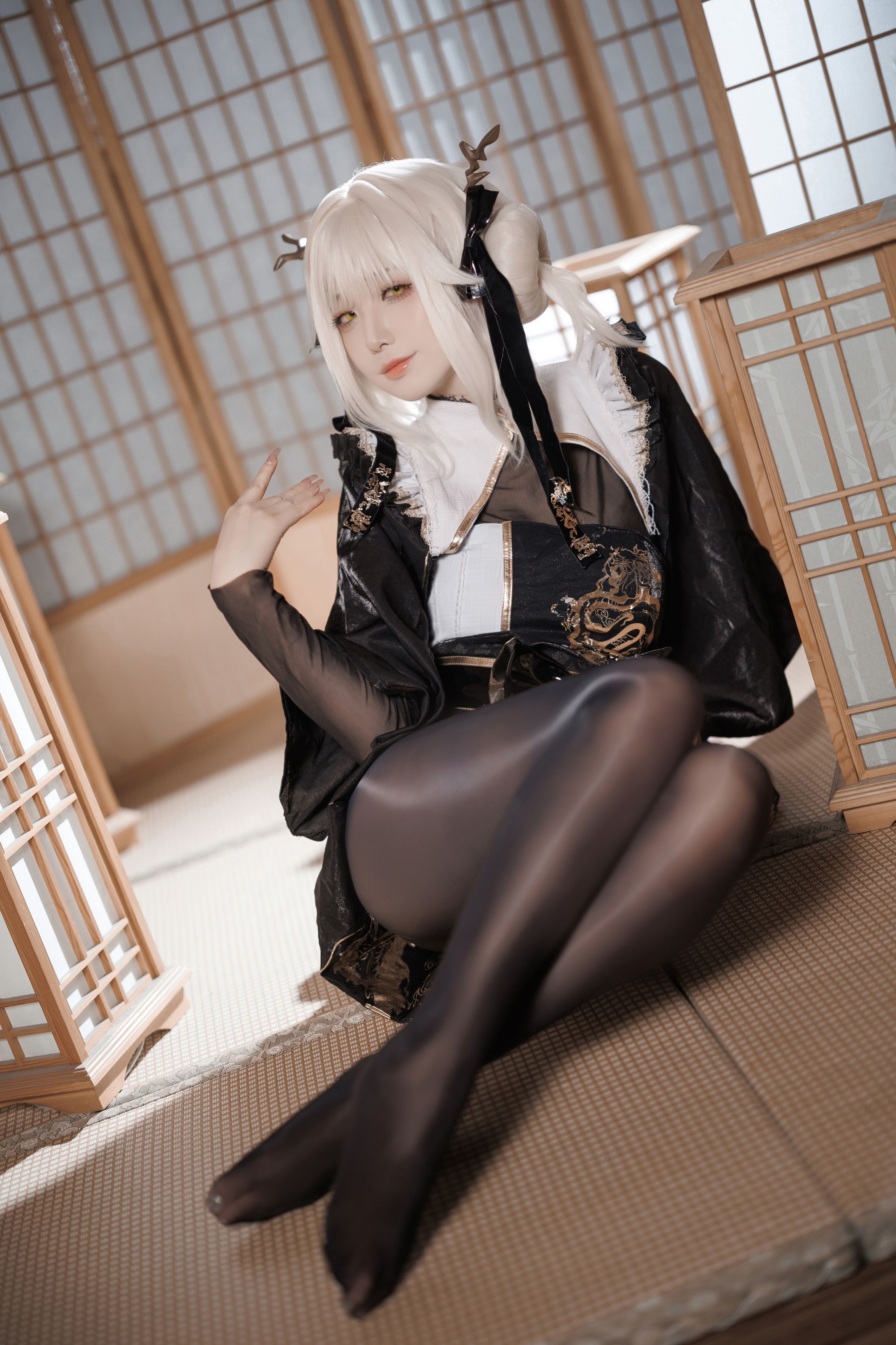 封疆疆v - NIKKE 白兔布兰儿 和服 40P