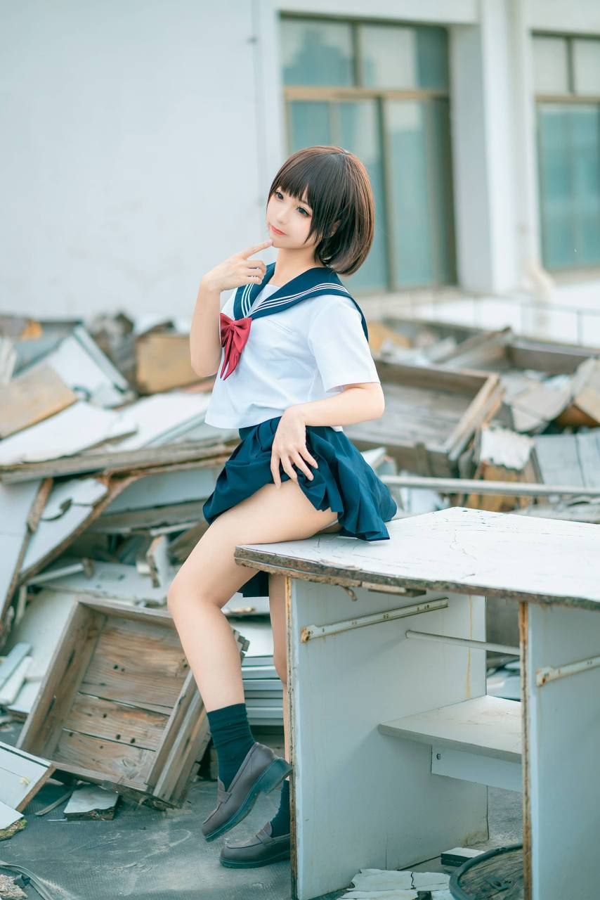 蠢沫沫 - 天台jk制服