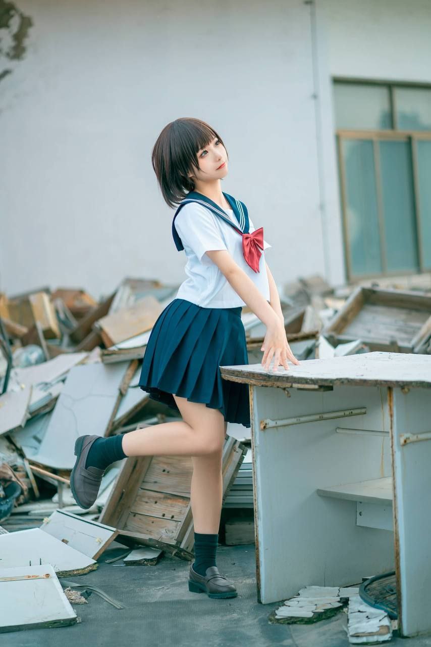 蠢沫沫 - 天台JK制服