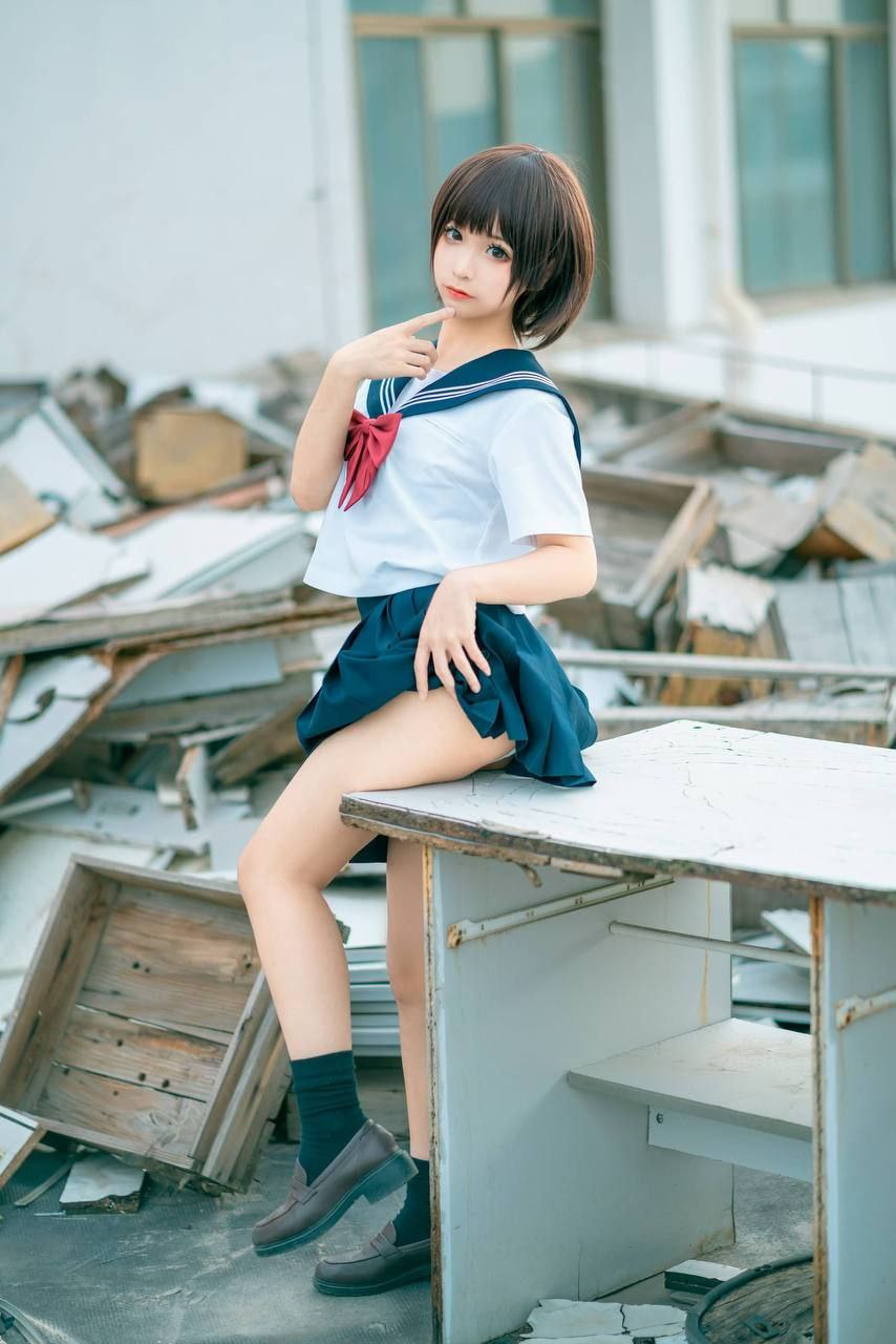 蠢沫沫 - 天台jk制服