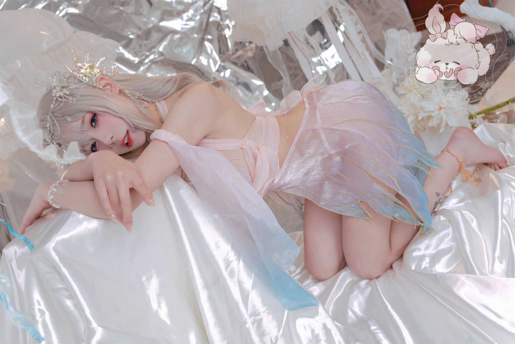 Cosplay Cắn một miếng Thỏ Nương Con Gái Của Biển Nàng Tiên Cá Mermaid