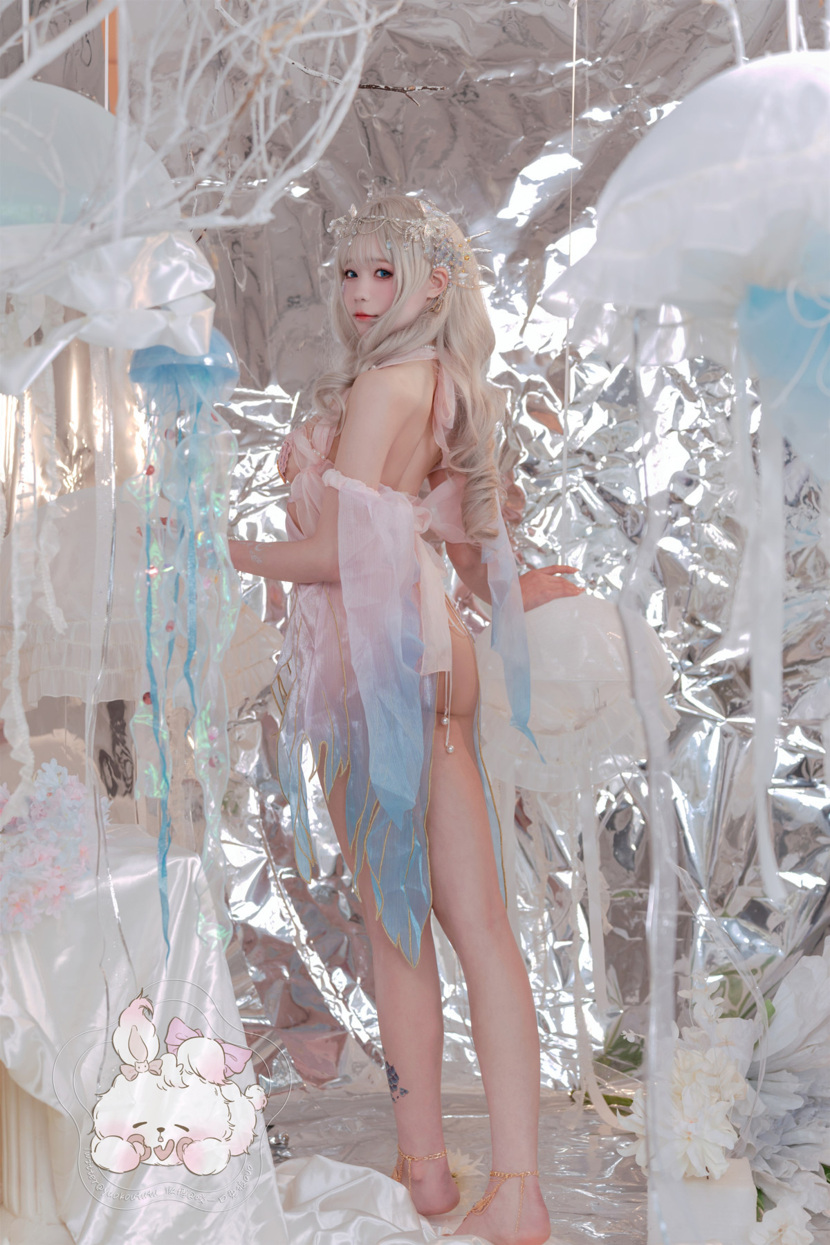 Cosplay Cắn một miếng Thỏ Nương Con Gái Của Biển Nàng Tiên Cá Mermaid