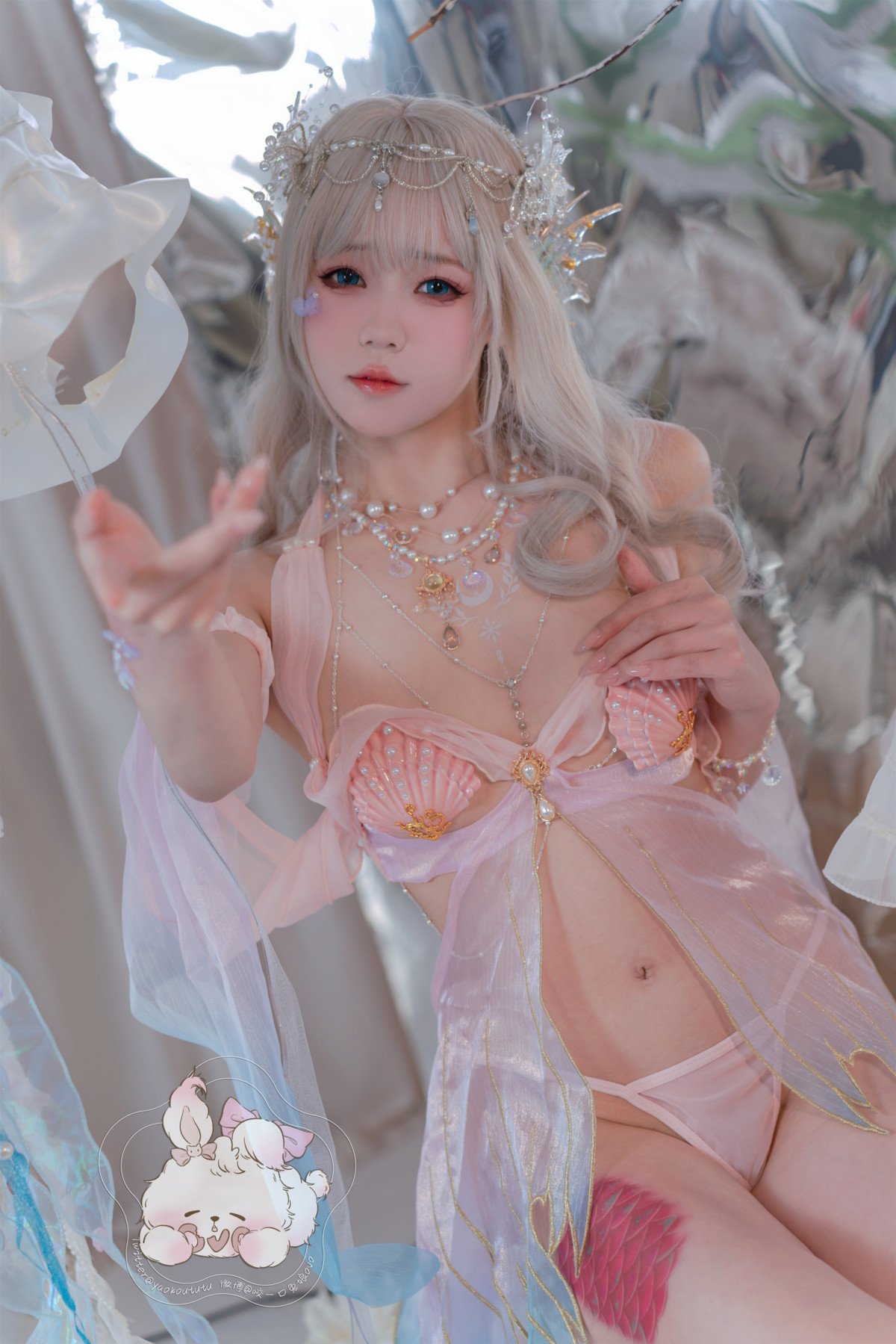 Cosplay Cắn một miếng Thỏ Nương Con Gái Của Biển Nàng Tiên Cá Mermaid