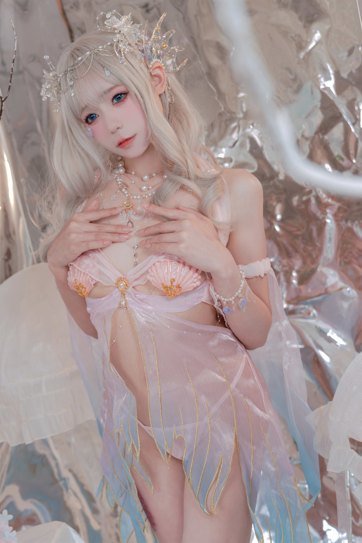 Cosplay Cắn một miếng Thỏ Nương Con Gái Của Biển Nàng Tiên Cá Mermaid