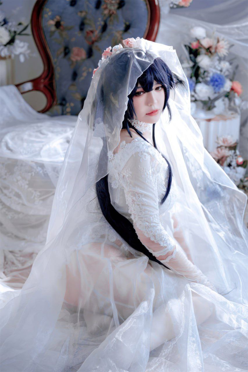 Ban Ban Zi Azur Lane Azuma Bride Cosplay
