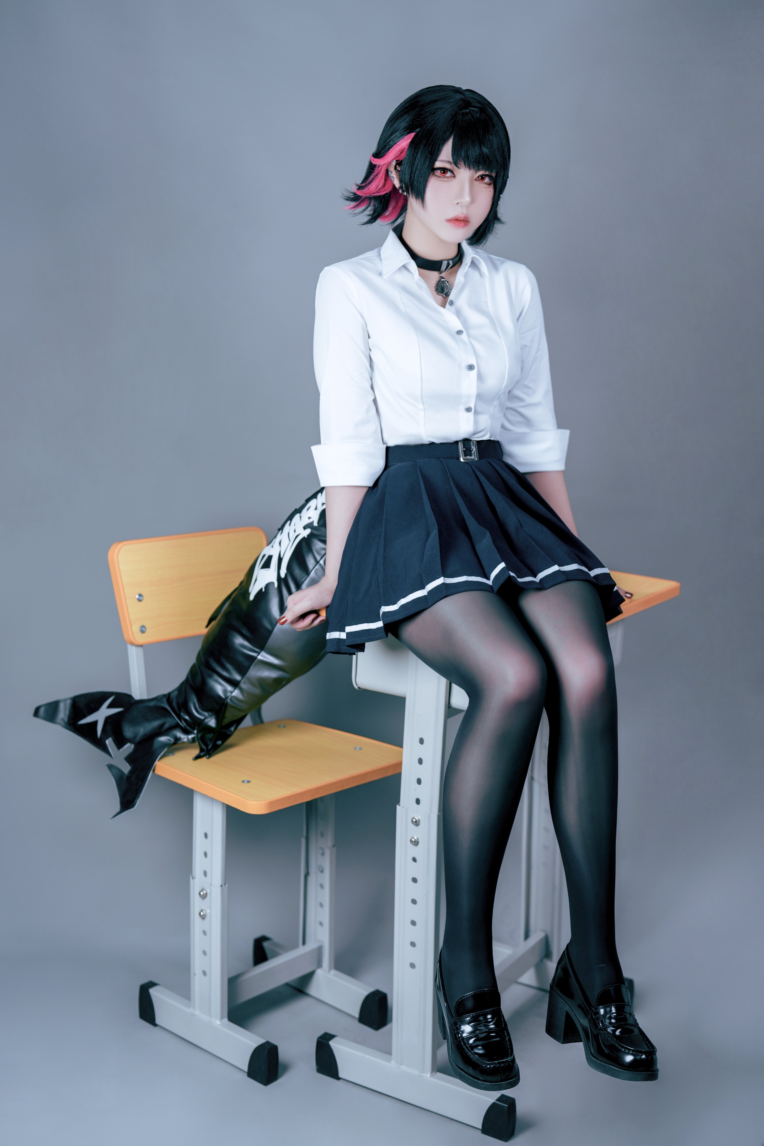 Ban Ban Zi Zenless Zone Zero Shark Girl Cosplay 48P