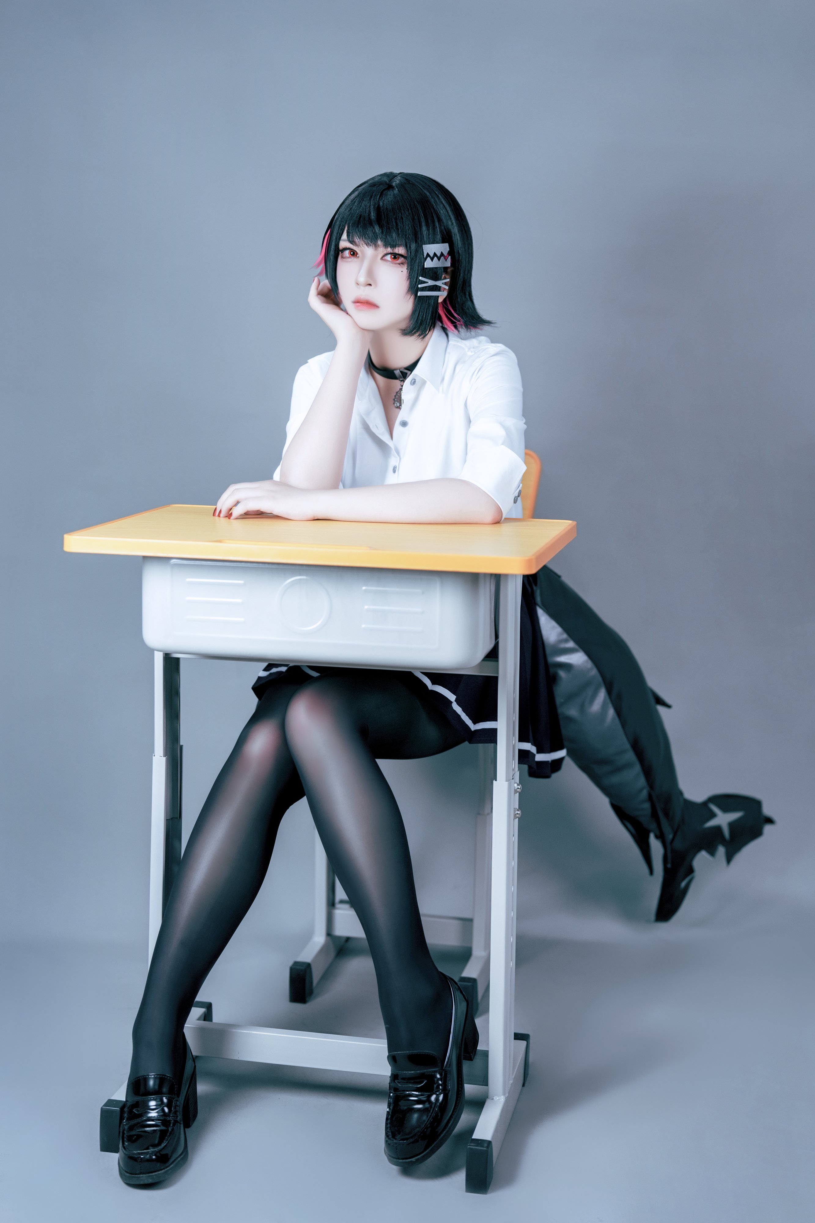 Ban Ban Zi Zenless Zone Zero Shark Girl Cosplay 48P