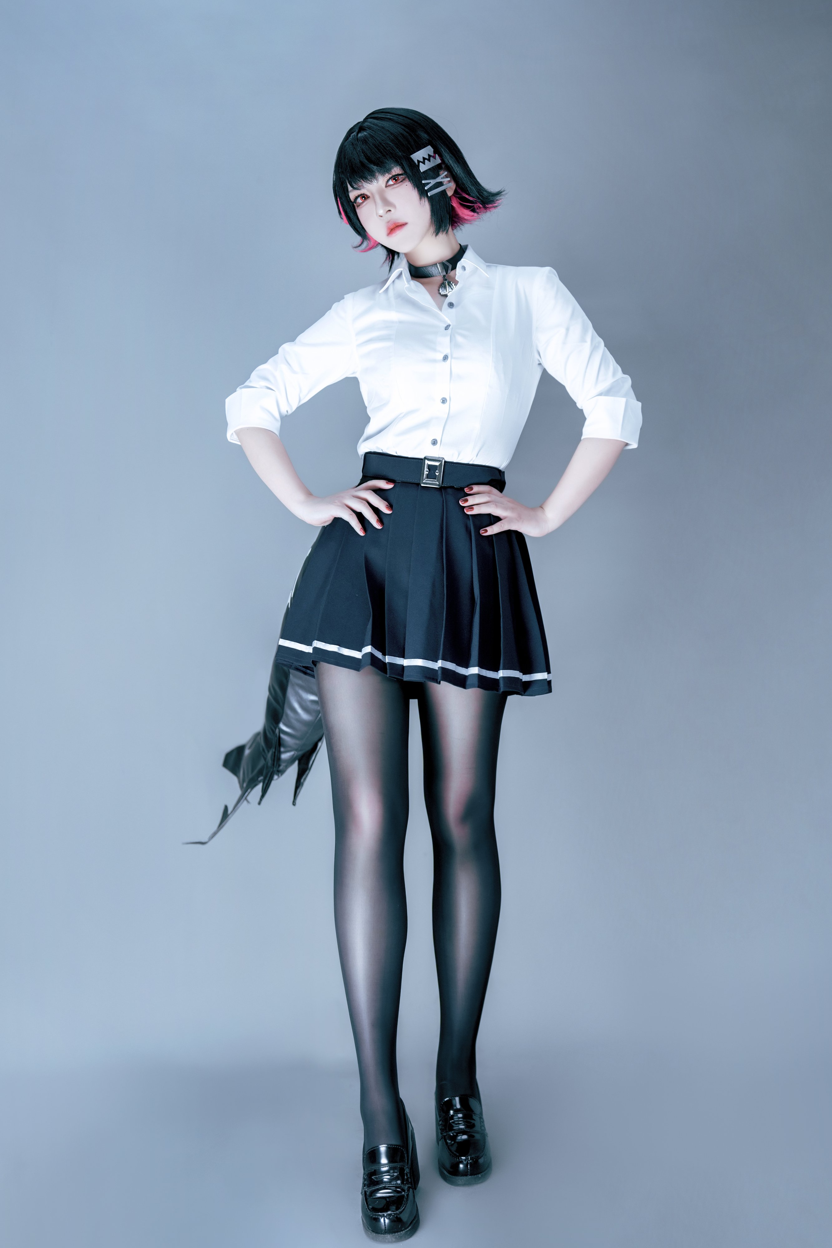 Ban Ban Zi Cosplay Shark Girl Zenless Zone Zero 48P