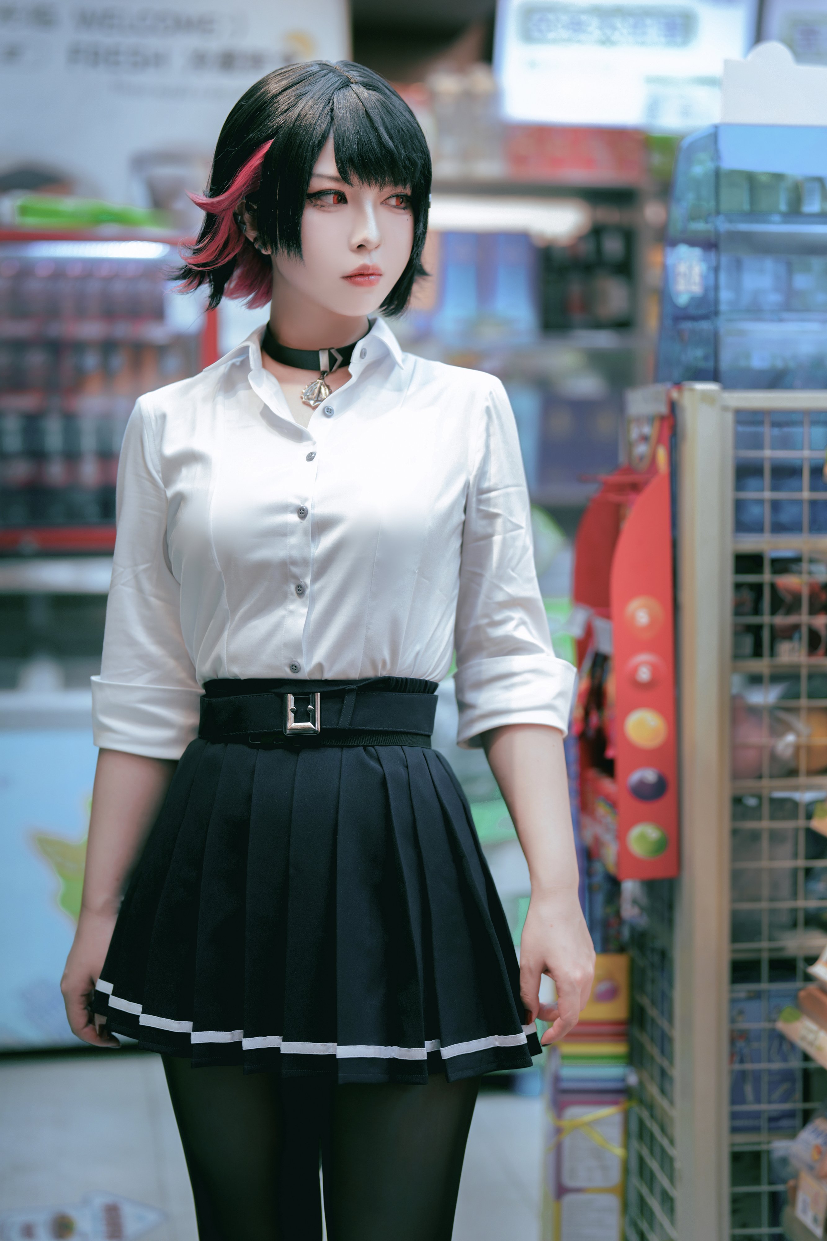 Ban Ban Zi Cosplay Shark Girl Zenless Zone Zero 48P