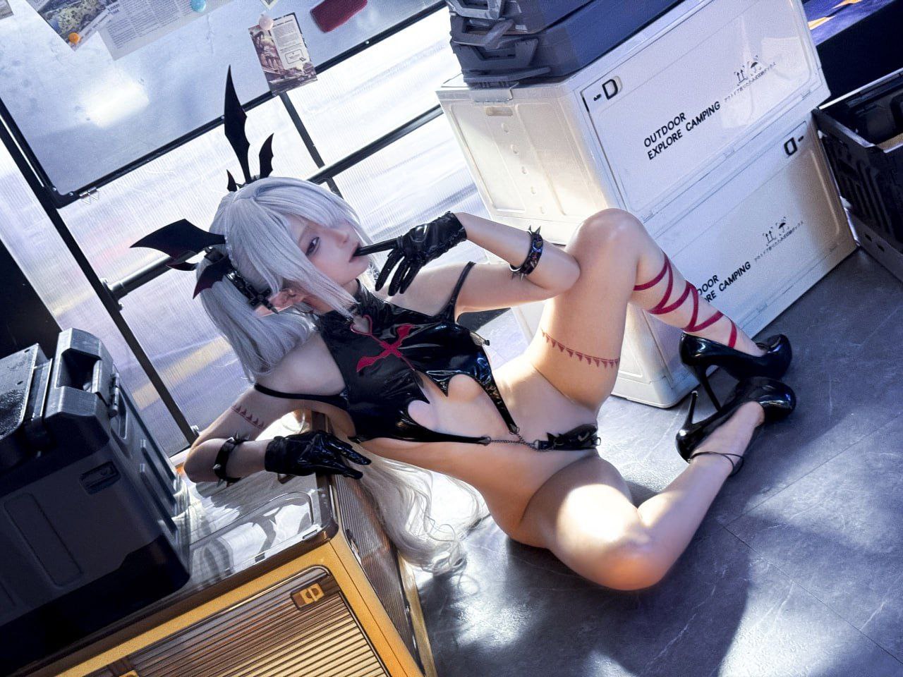 蠢沫沫蔚蓝档案银镜伊织 Cosplay