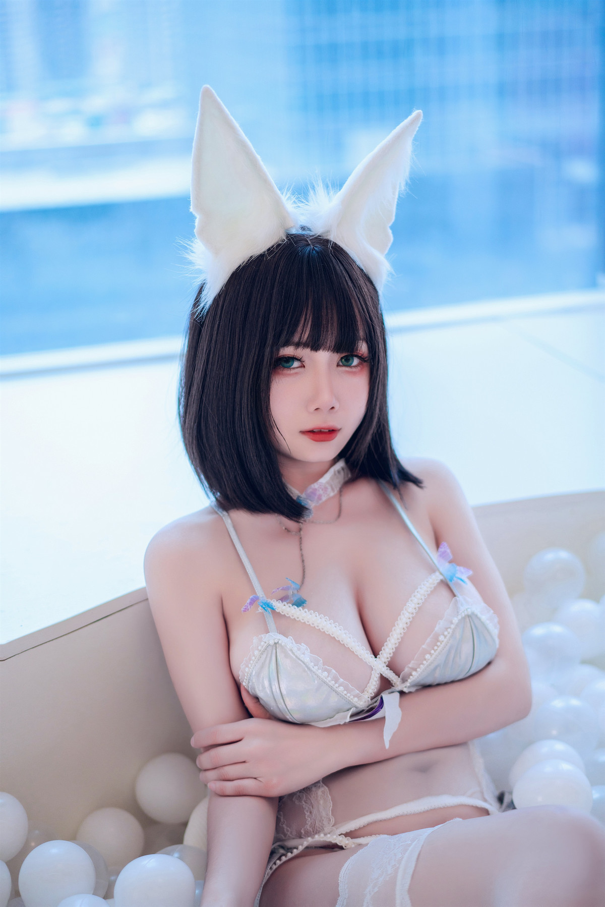コスプレ 末夜787 猫娘衣橱 珍珠内衣