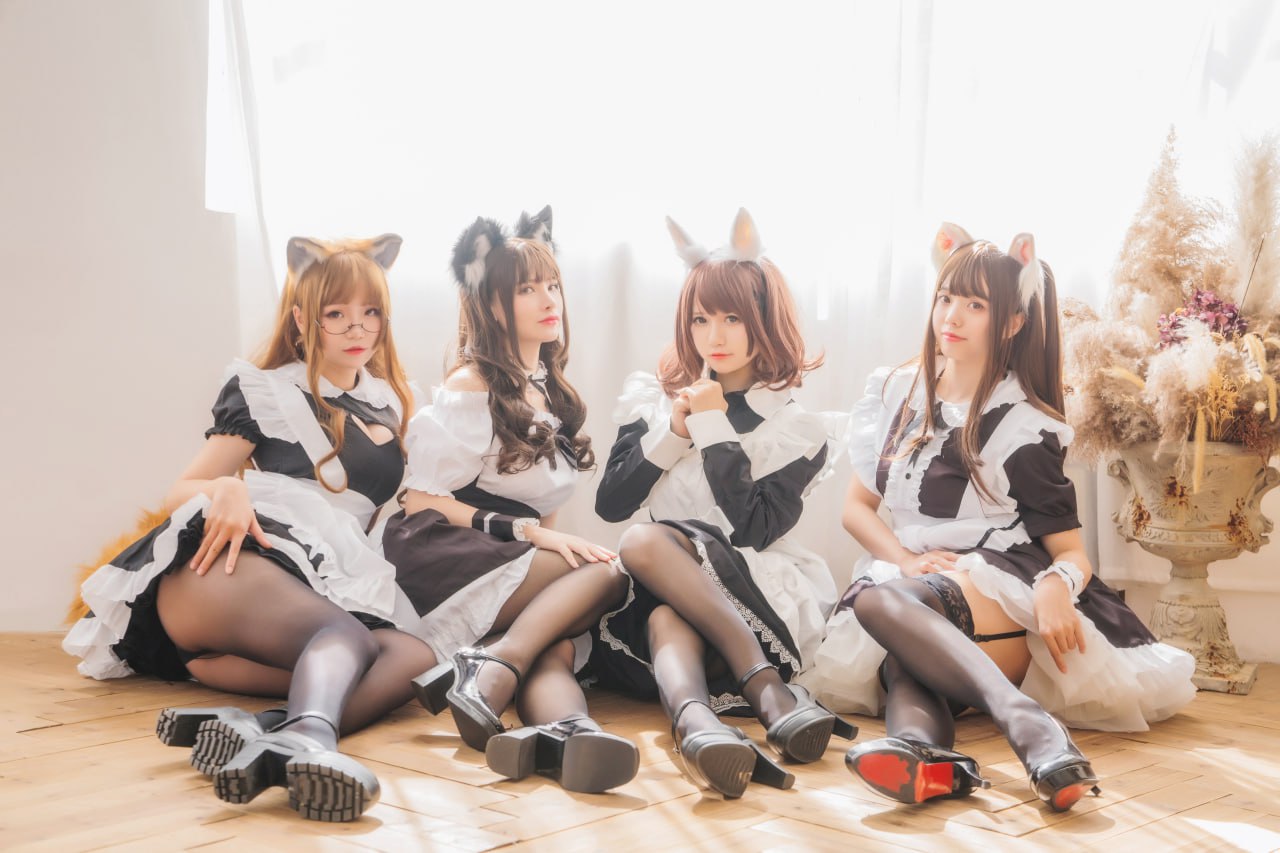Yoko Takatsuka - Ono no Imoko W - Shirogane Saki - Mae Yu rr - Bốn Người Bạn Gái 176P
