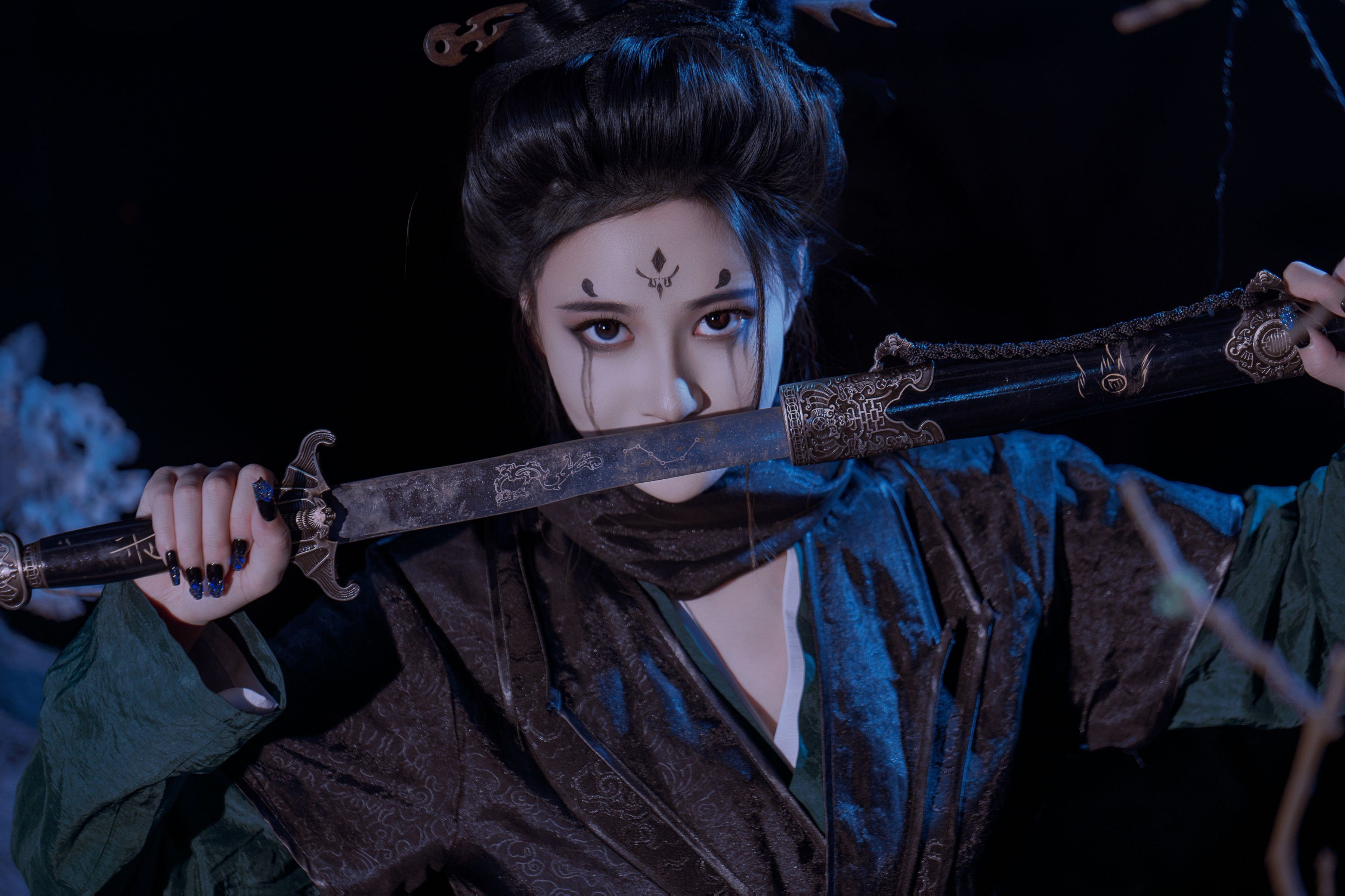 年年Nnian 黑神話悟空四妹Cosplay 80P