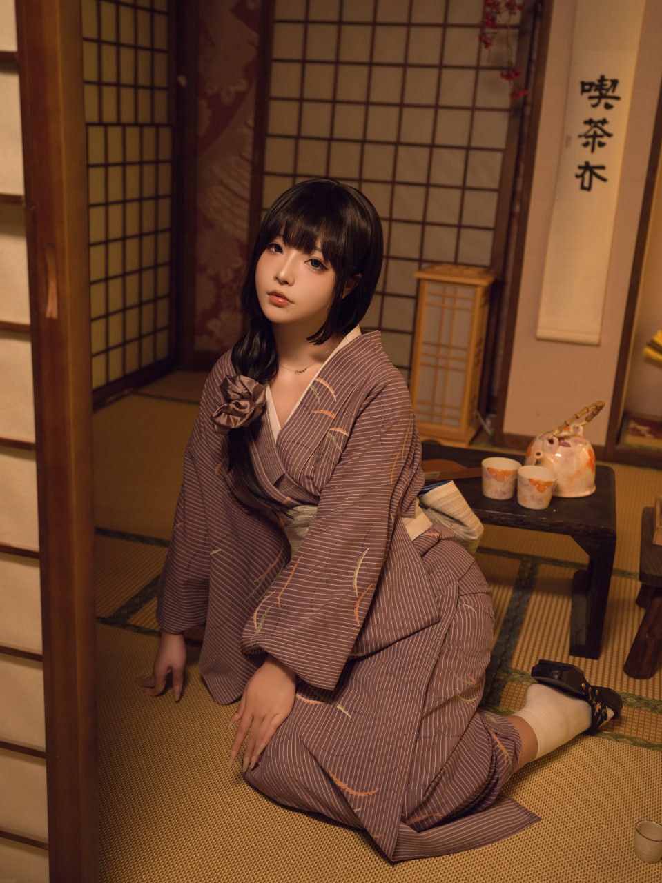 コスプレ ユウフイ - 独占 ブラック・ウィドウ 135P1V