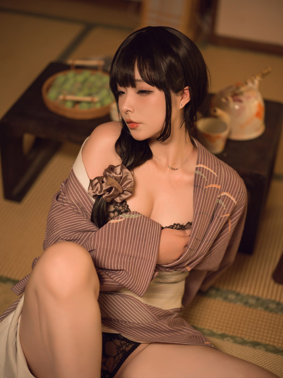 コスプレ ユウフイ - 独占 ブラック・ウィドウ 135P1V