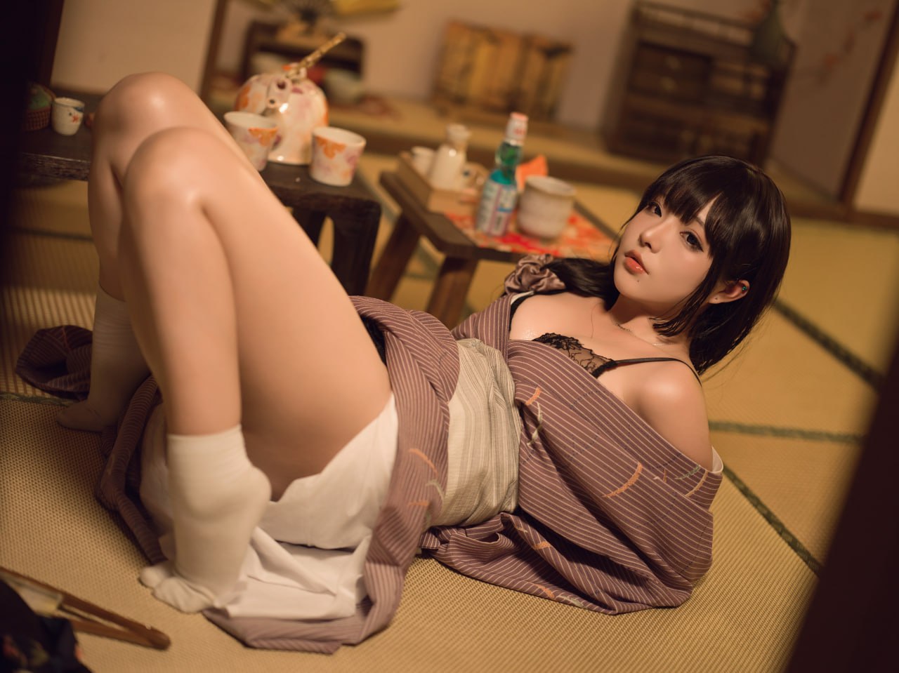 コスプレ ユウフイ - 独占 ブラック・ウィドウ 135P1V