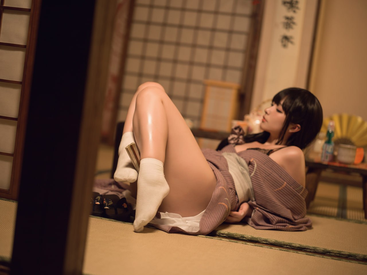 コスプレ ユウフイ - 独占 ブラック・ウィドウ 135P1V