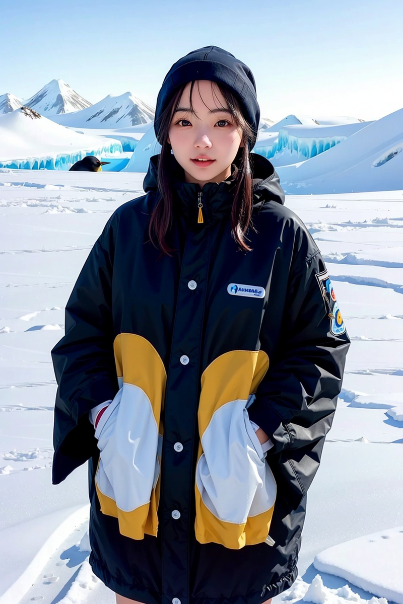 AI生成~NATSUNE_AI-南極的女孩