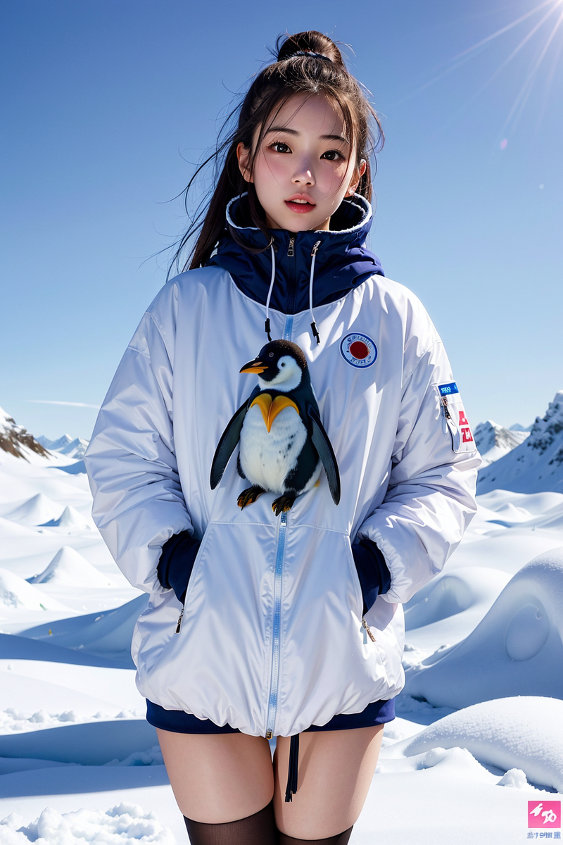 AI生成~NATSUNE_AI-南極的女孩