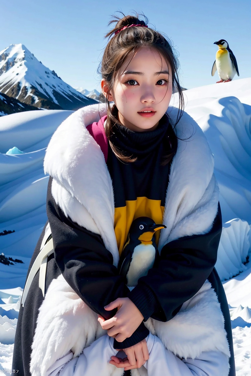 AI生成~NATSUNE_AI-南極的女孩