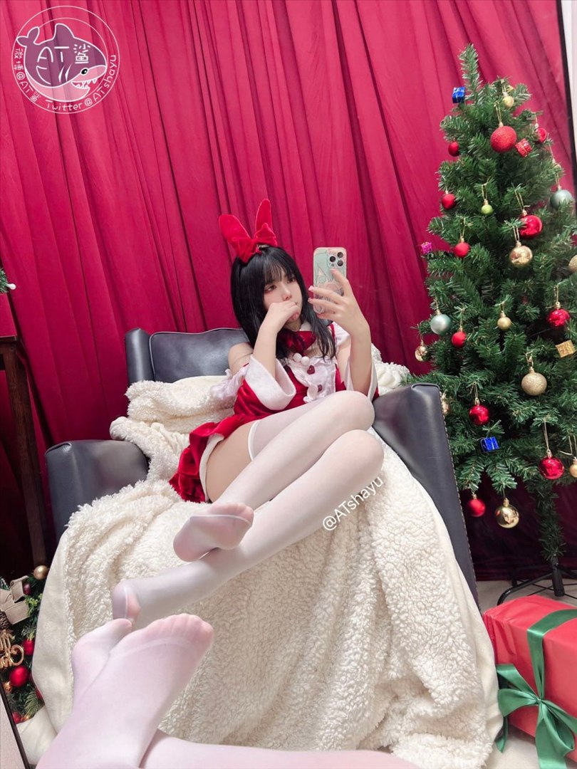 AT鯊 - 聖誕反差小兔 157P