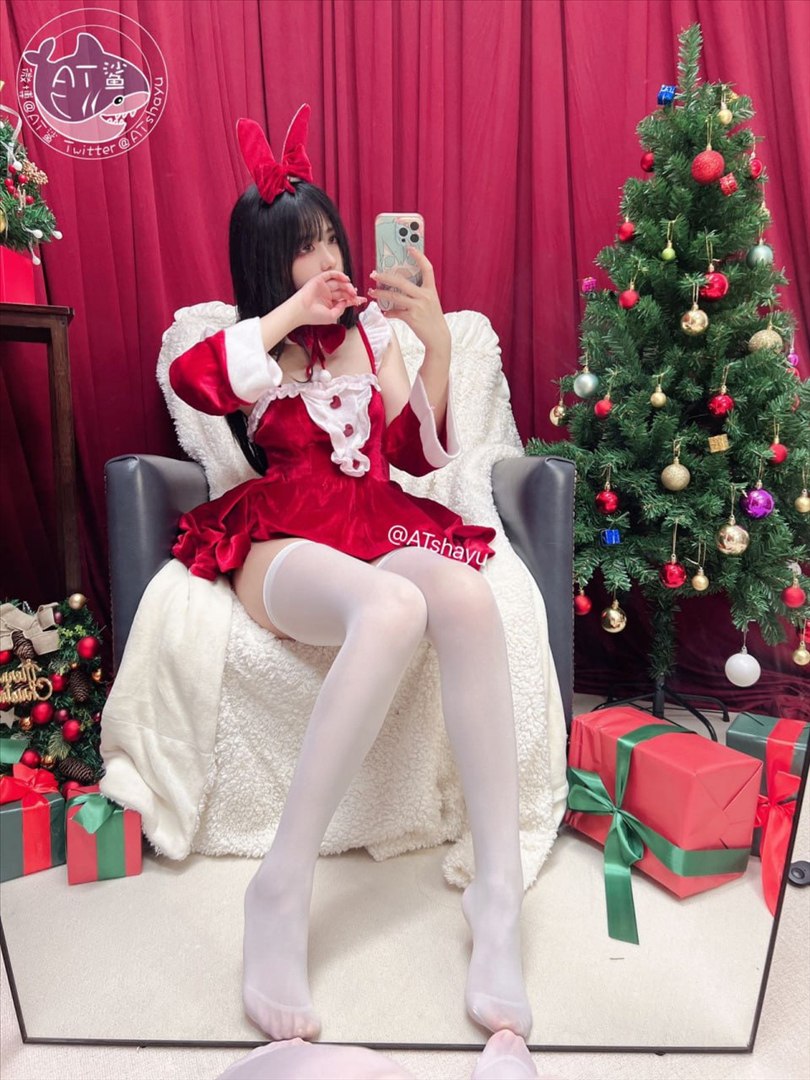 AT鯊 - 聖誕反差小兔 157P