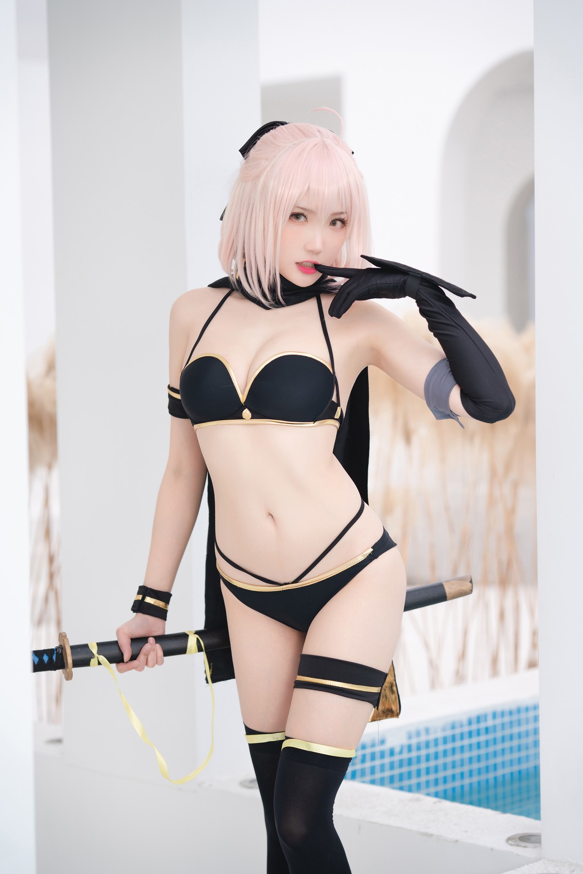 コスプレ グアヒジャン 総司 水着