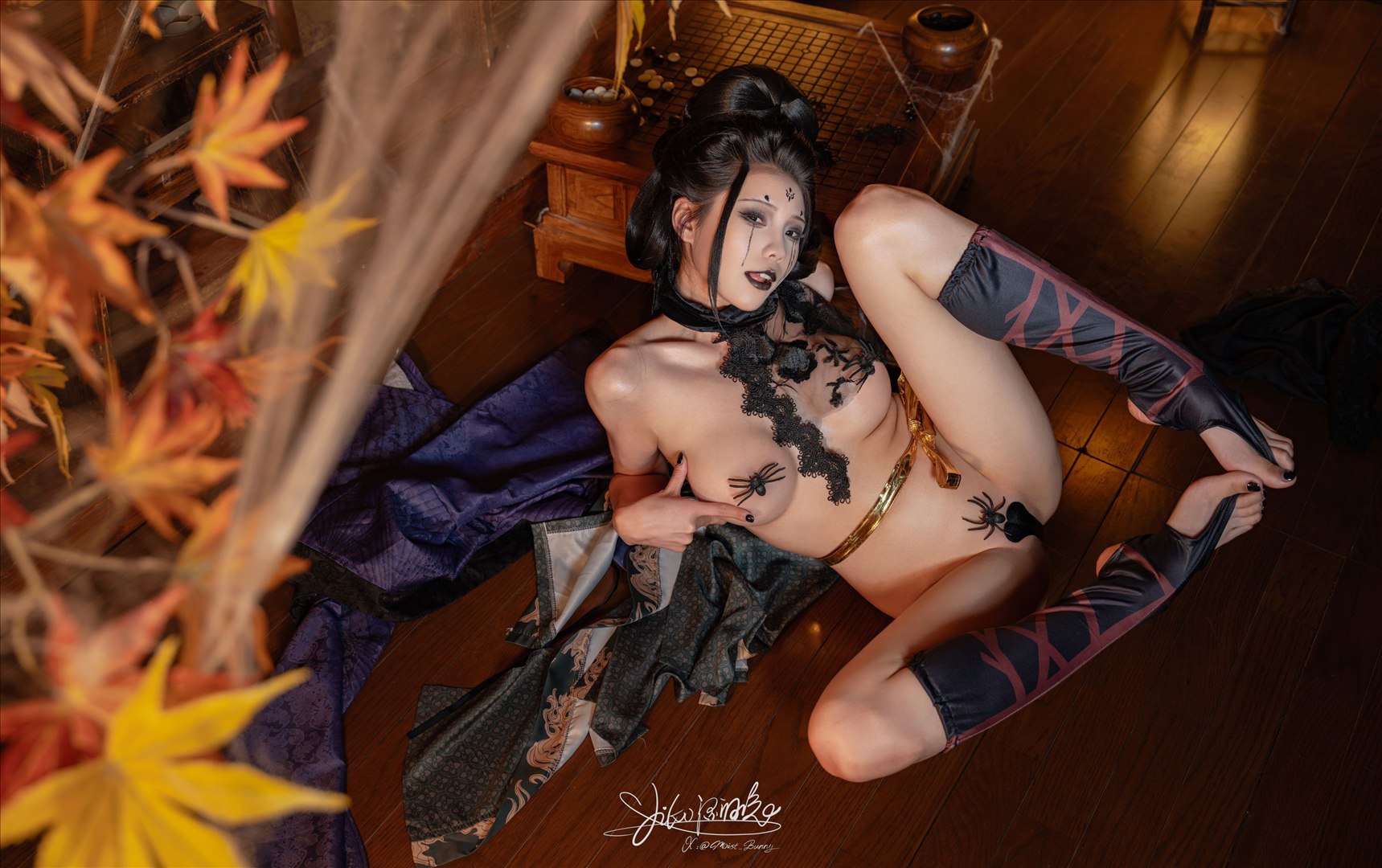 コスプレ 咬一口兔娘 - 黒神話：悟空 蜘蛛精四妹 81P