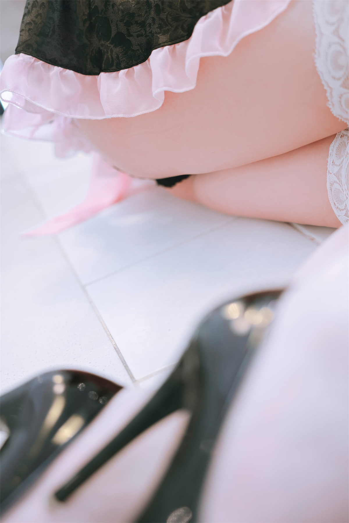 コスプレ 恩田直幸 猫耳黒粉メイド