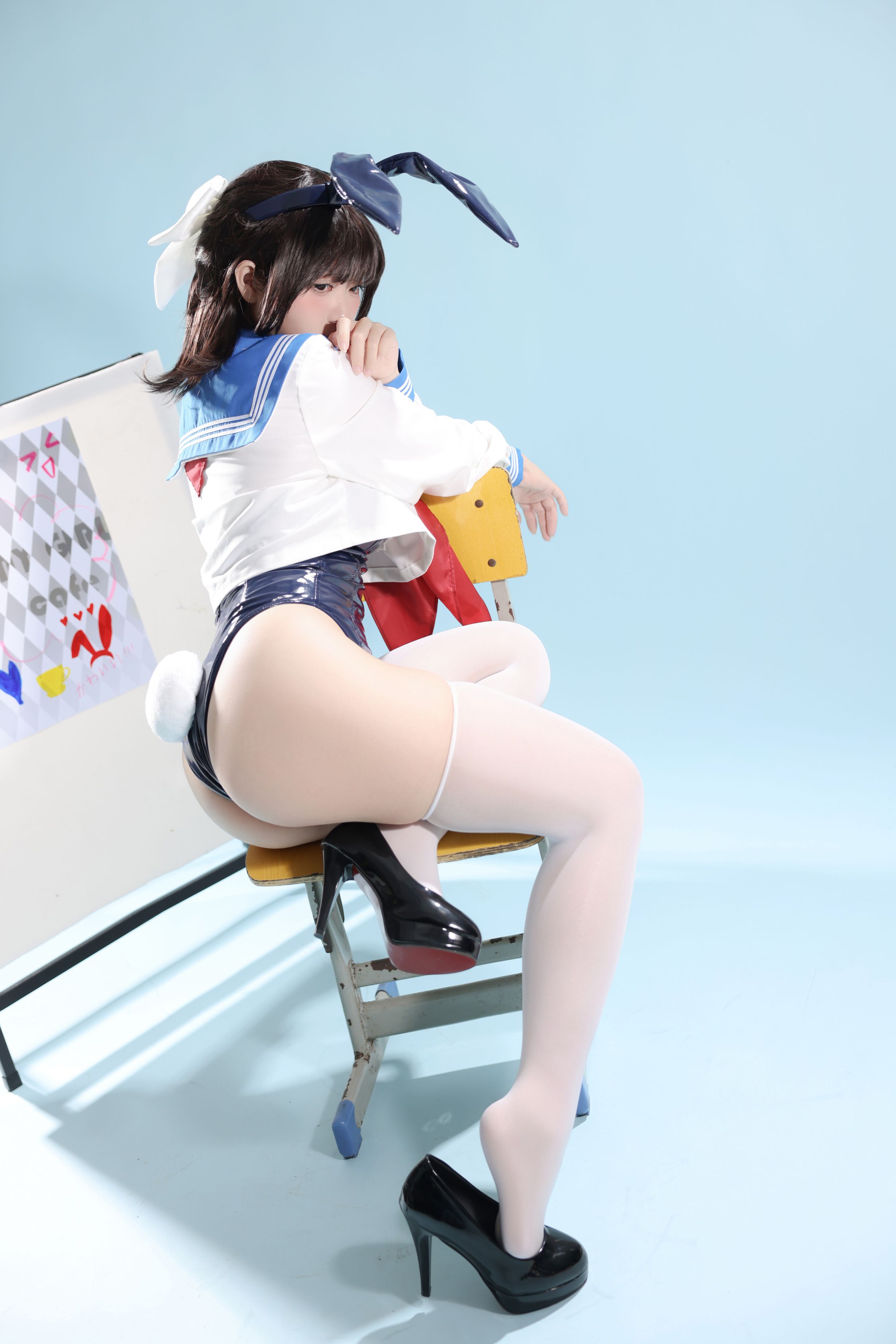 G44는 다치지 않는다 - 세일러복 버니걸 카페 27P