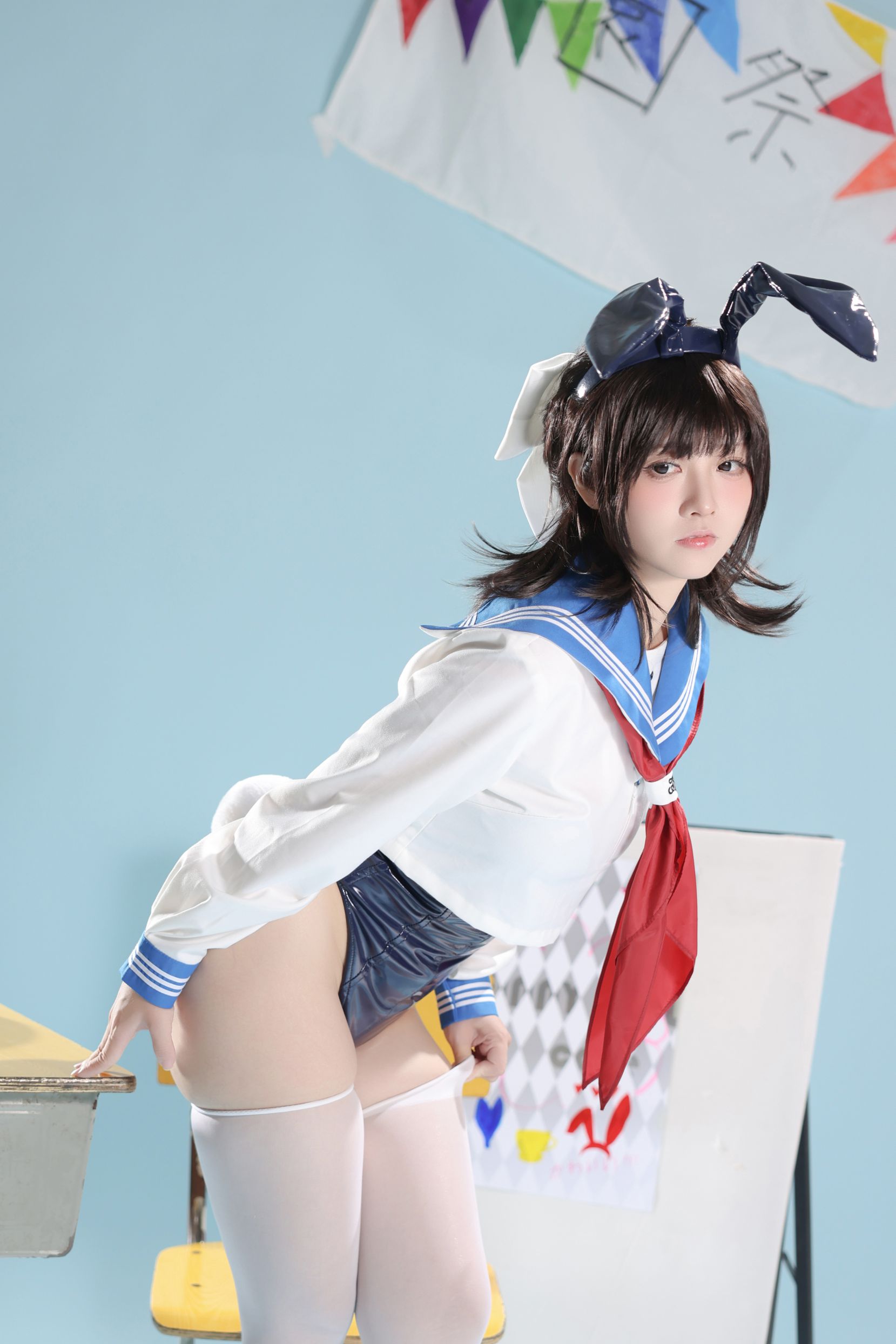 G44는 다치지 않는다 - 세일러복 버니걸 카페 27P
