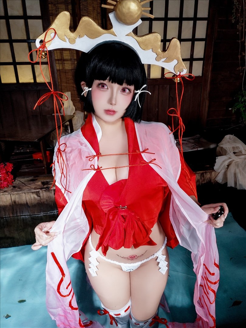 日奈嬌-輝夜巫女130P1V