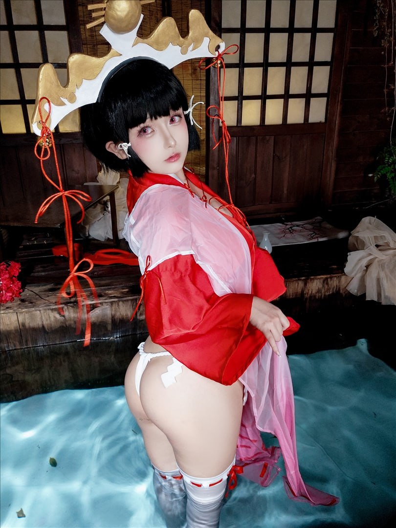 日奈嬌-輝夜巫女130P1V