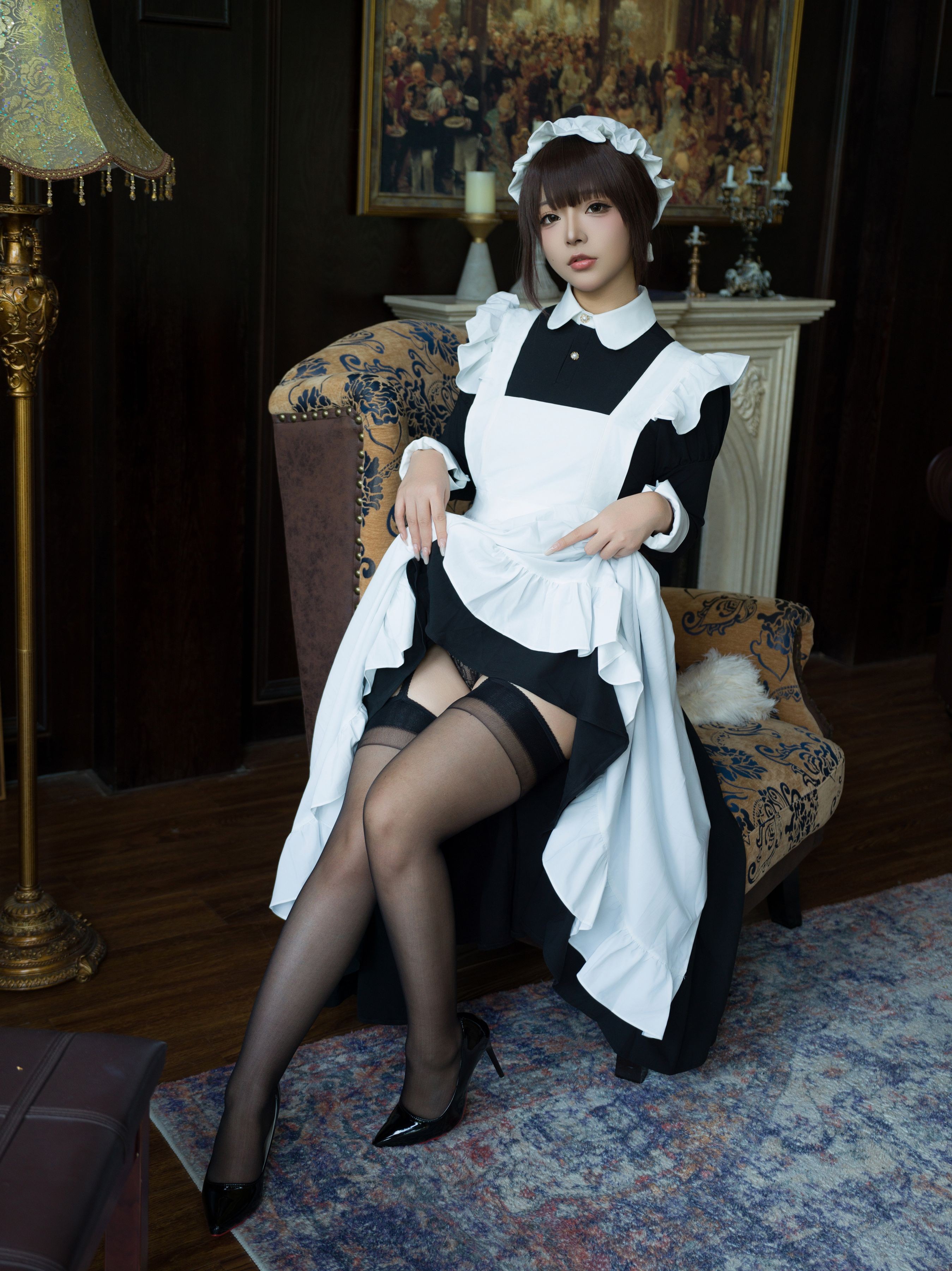 Yuuhui玉匯《女僕遊戲》147P1V Cosplay寫真