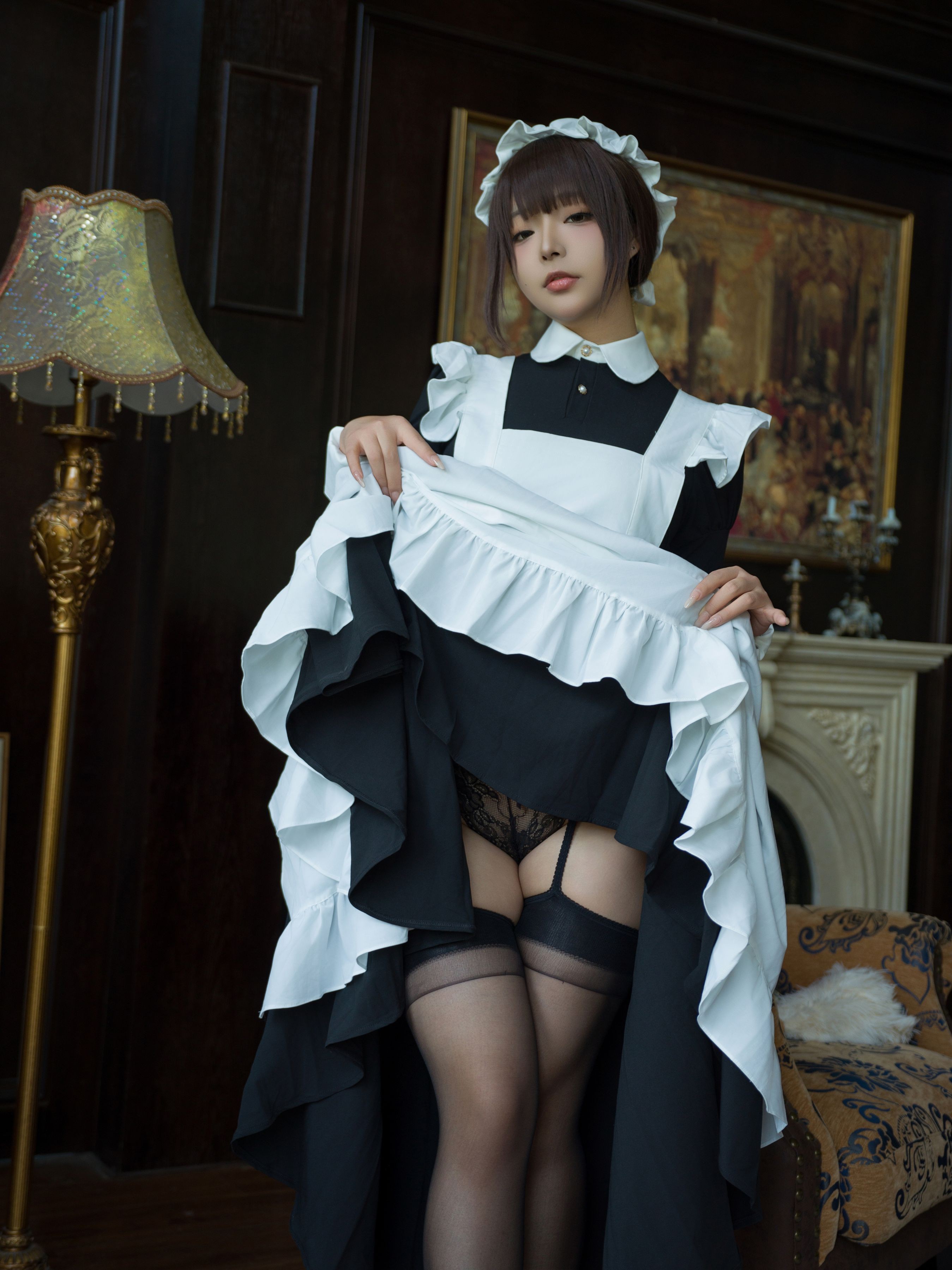 Yuuhui玉匯《女僕遊戲》147P1V Cosplay寫真